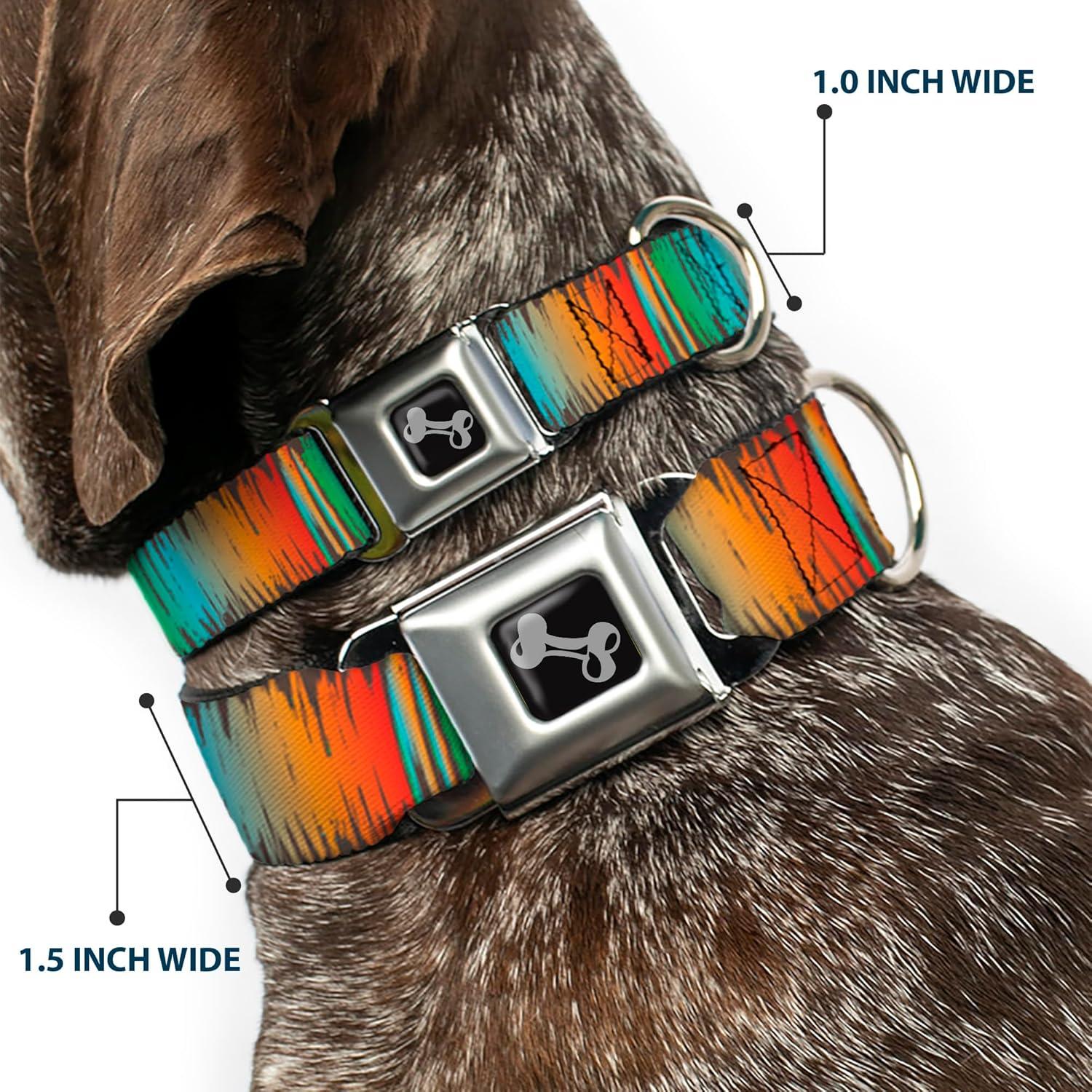 Collar para Perros Buckle-Down 20-31 cm Multicolor 3.81 cm
