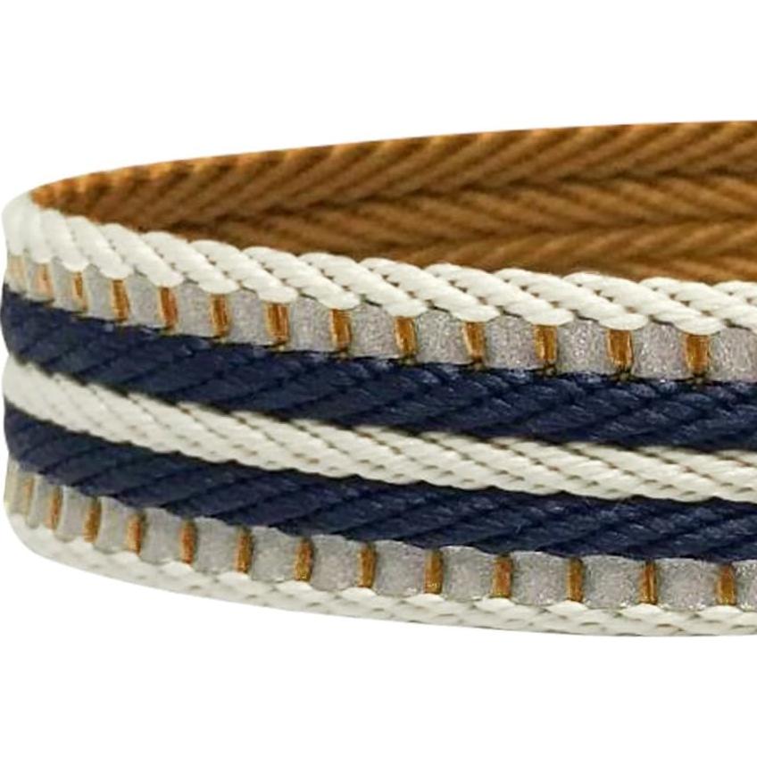 Correa de Seguridad Reflectante Blueberry Pet 42-65 cm Oliva