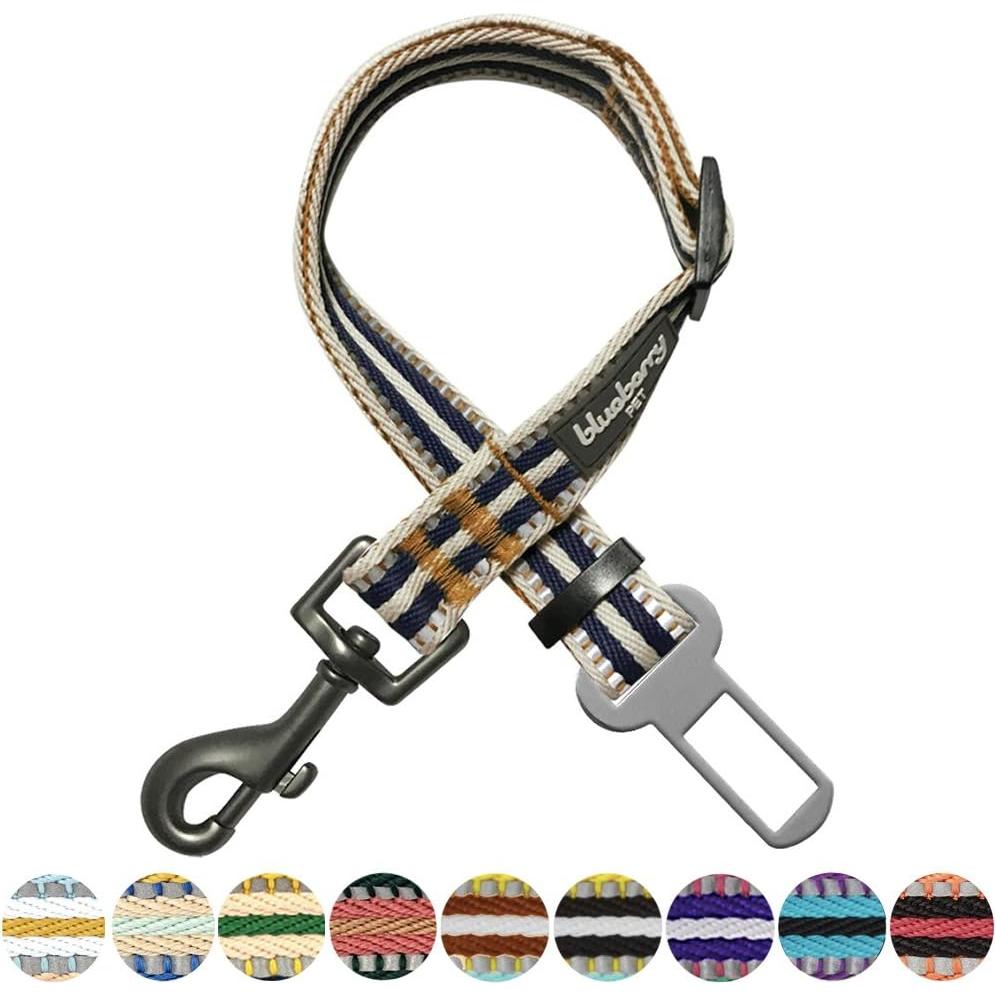 Correa de Seguridad Reflectante Blueberry Pet 42-65 cm Oliva