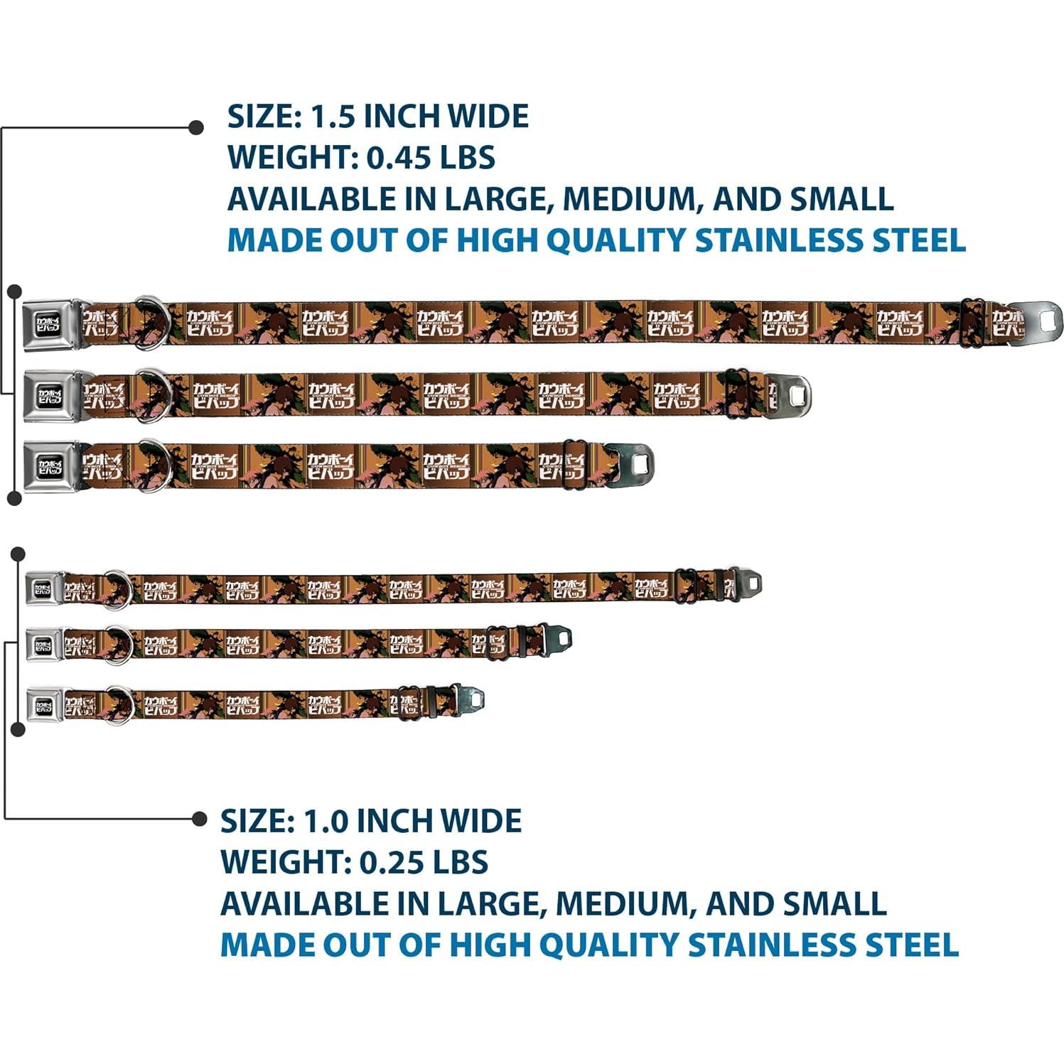 Collar para Perros Crunchyroll con Hebilla de Seguridad 40.64-58.42 cm