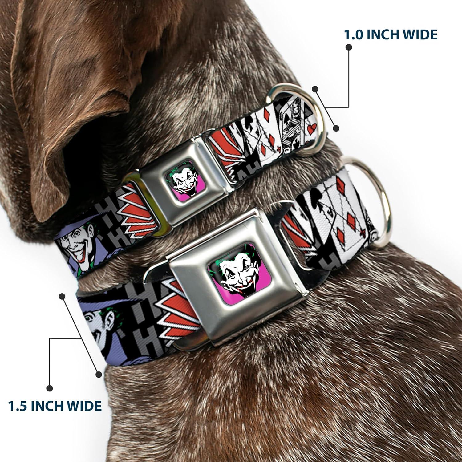 Collar para Perro Buckle-Down Joker 2.54 cm Ajustable 38-66 cm