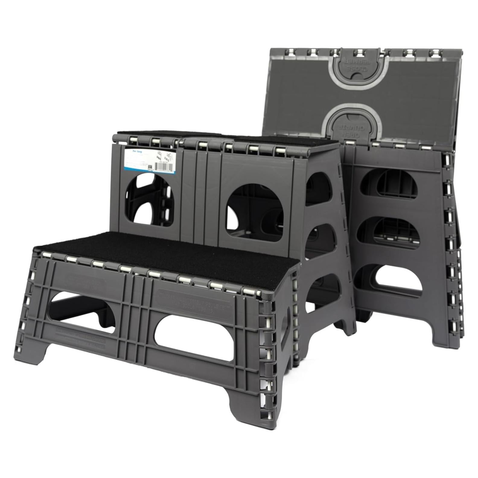 Escalera Plegable para Mascotas Bee Neat 2 Pasos Soporta 136kg