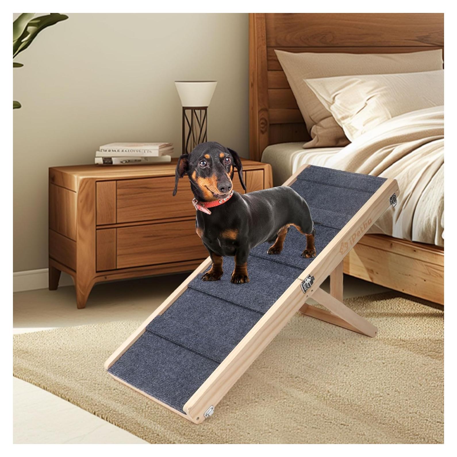 Rampa Plegable para Perros iPetba Ajustable 53.5 cm 16 kg