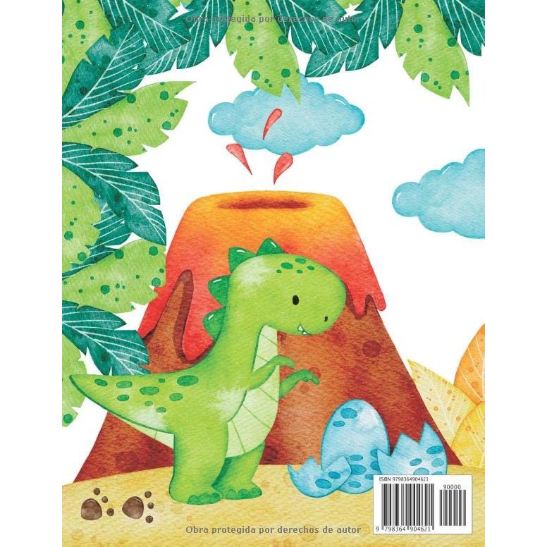Dinosaurio Libro De Colorear Para Niños De 3 a 5 Años: Libro De Colorear Dinosaurios Preescolar - Dibujos Grandes - Tamaño DIN A 4 - 100 Páginas Para Colorear Dinosaurios (Spanish Edition)