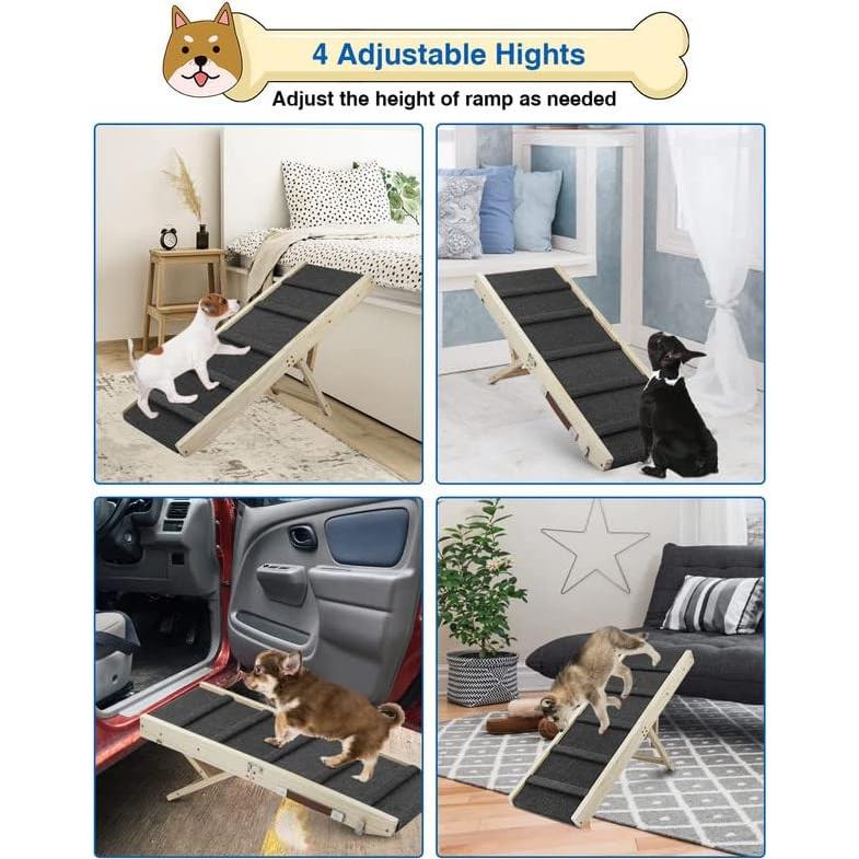 Rampa Ajustable para Perros NELTUEB 82.8 cm Antideslizante