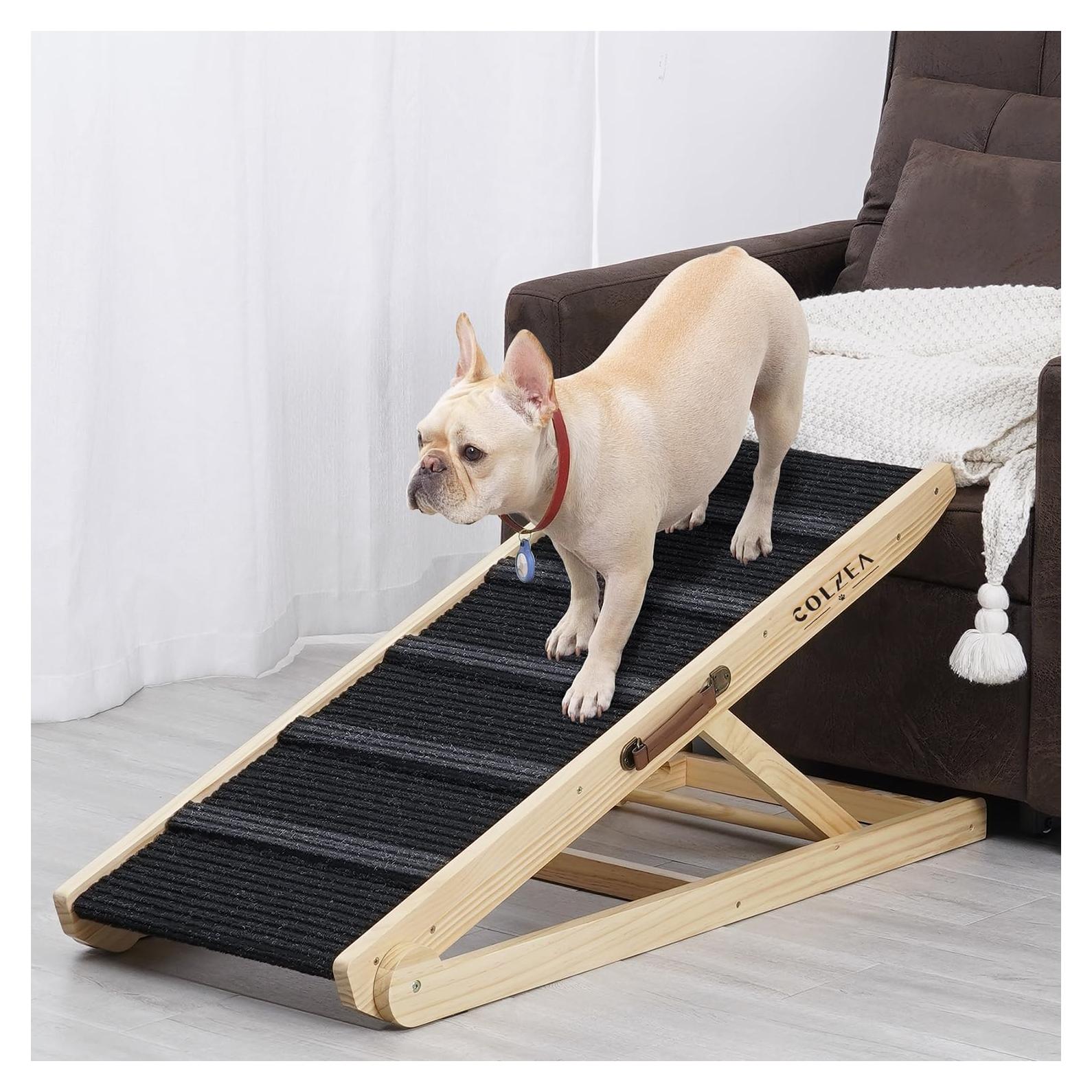 Rampa para Mascotas COLZEA Plegable 105 cm Ajustable 200 kg