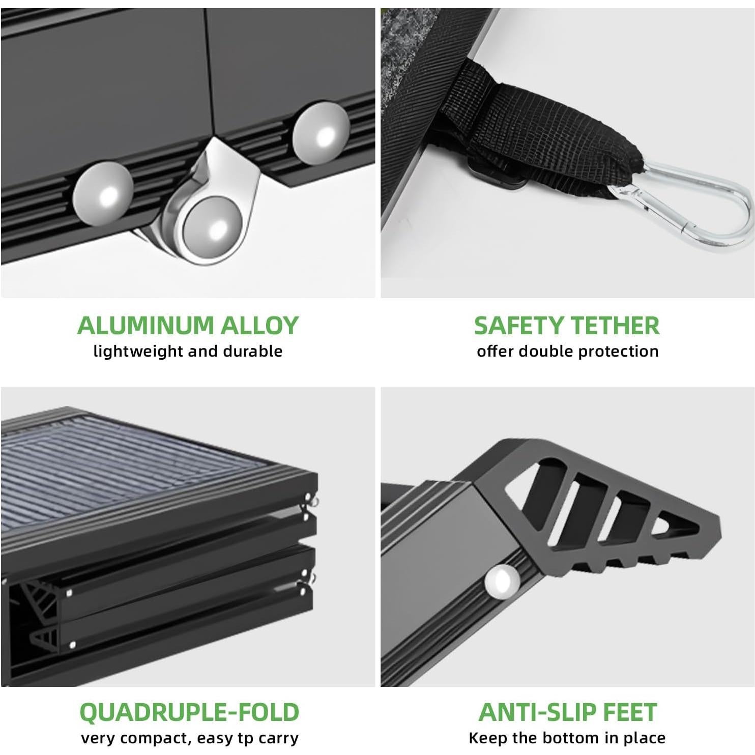 Rampa Plegable para Perros KUKKUME 170.2 CM Antideslizante