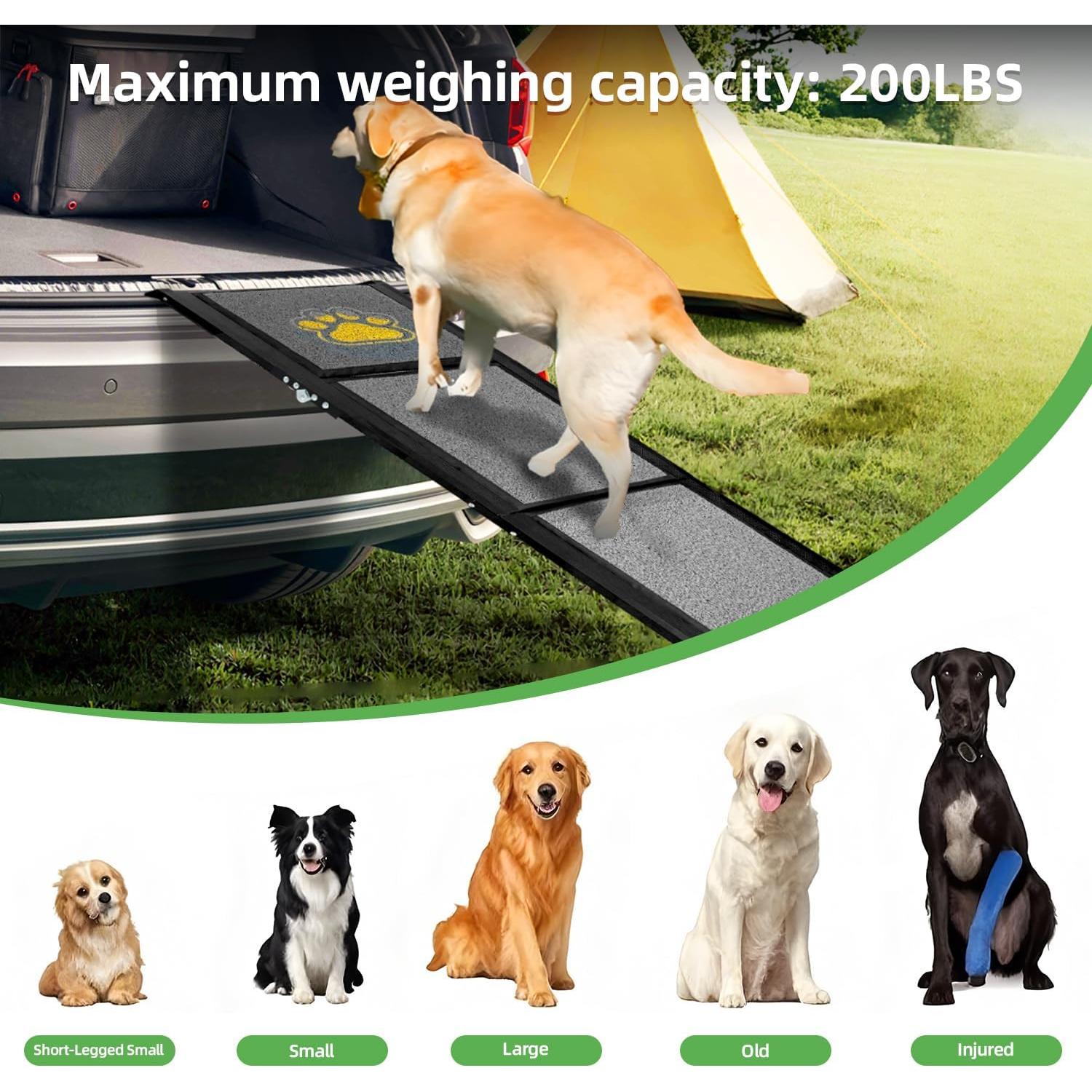 Rampa Plegable para Perros KUKKUME 170.2 CM Antideslizante