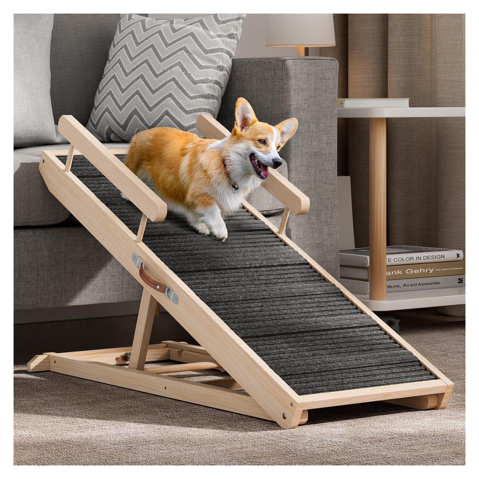 Rampa para Perros Chuiendi 113 cm Ajustable 5 Alturas Antideslizante