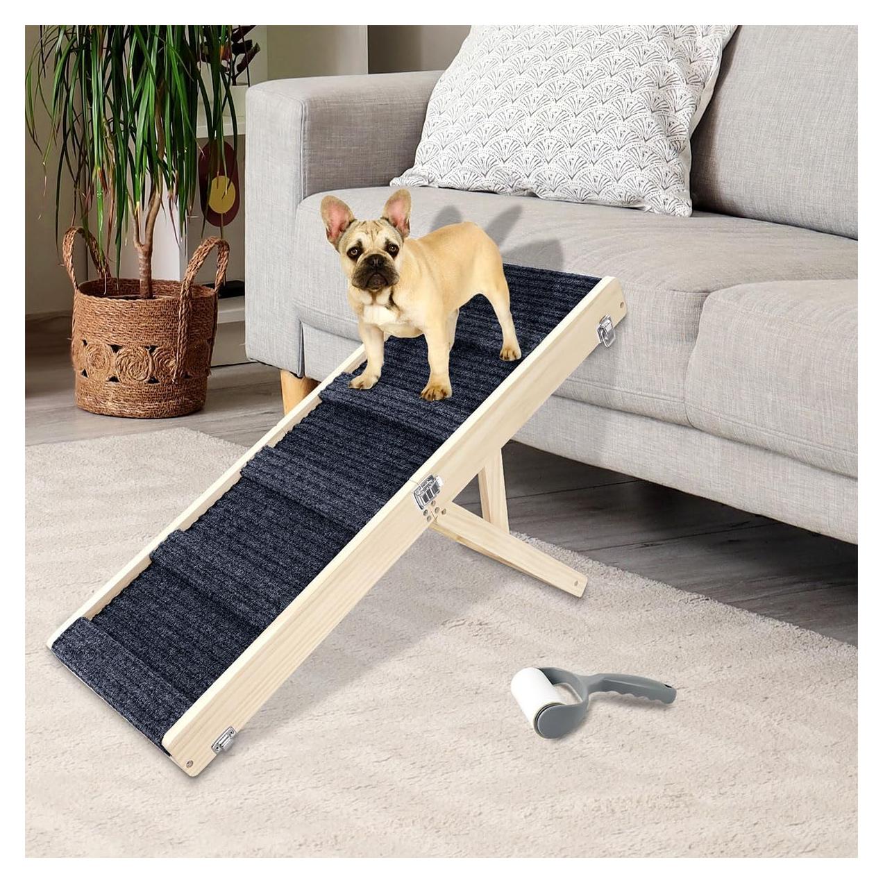 Rampa para Perros Pequeños Okydoky Plegable 81.28 cm Antideslizante
