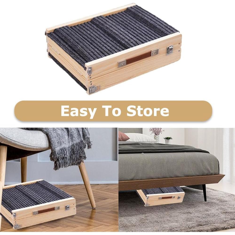 Rampa para Perros Pequeños Okydoky Plegable 81.28 cm Antideslizante