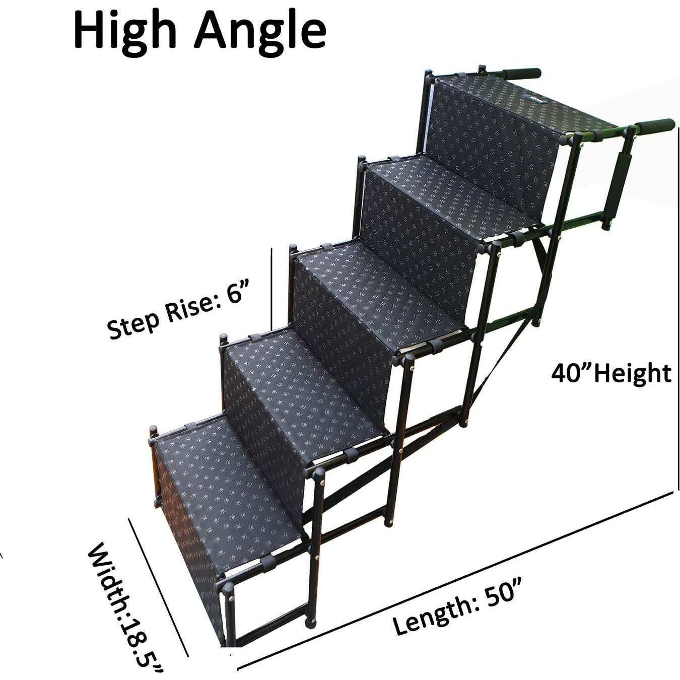 Escalera Plegable para Perros SHYVIA 5 Escalones Antideslizante