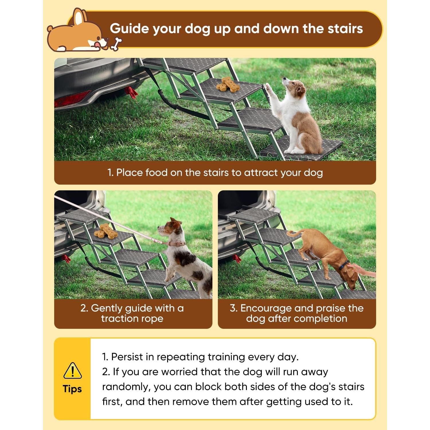 Rampa Plegable para Perros Saker 90kg Antideslizante