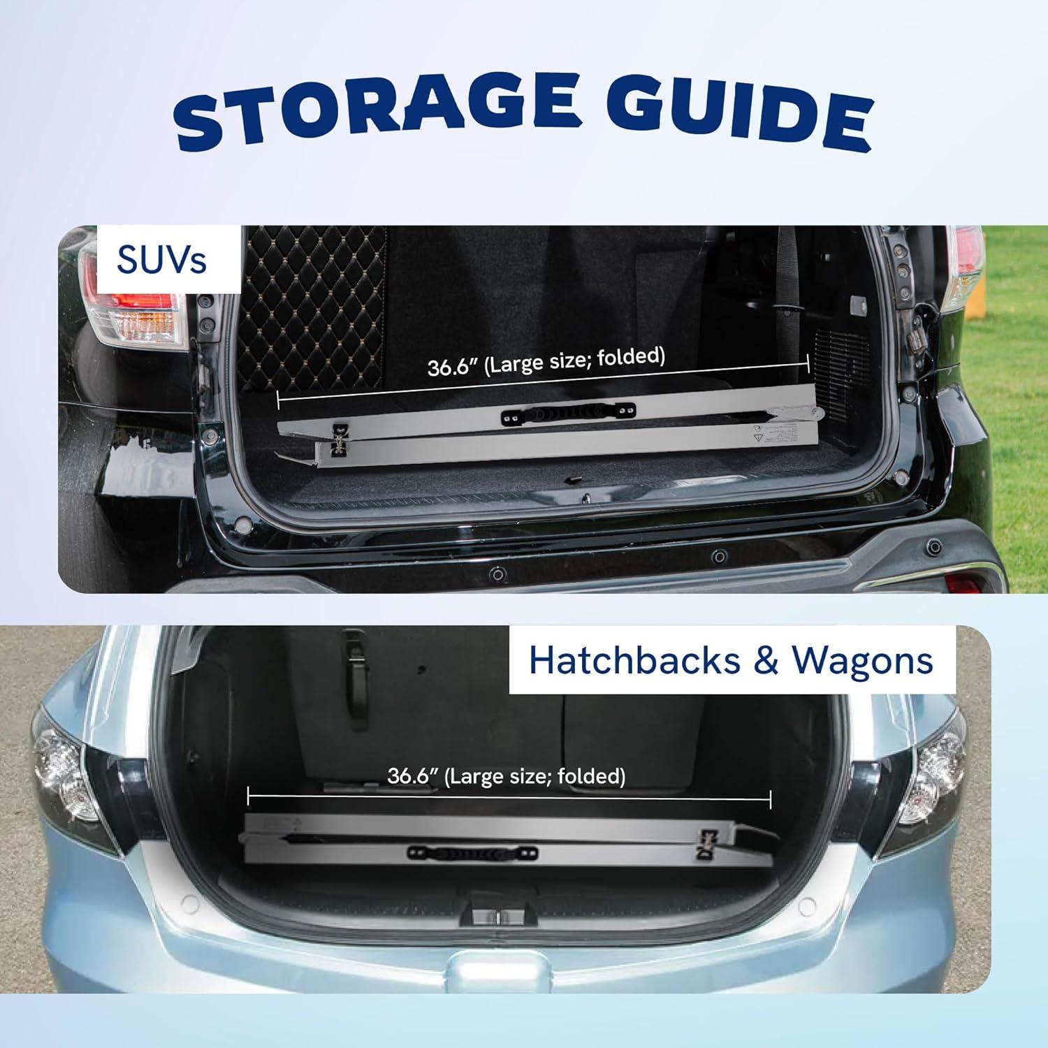 Rampa Plegable para Perros Panther Armor 121.9 cm Antideslizante