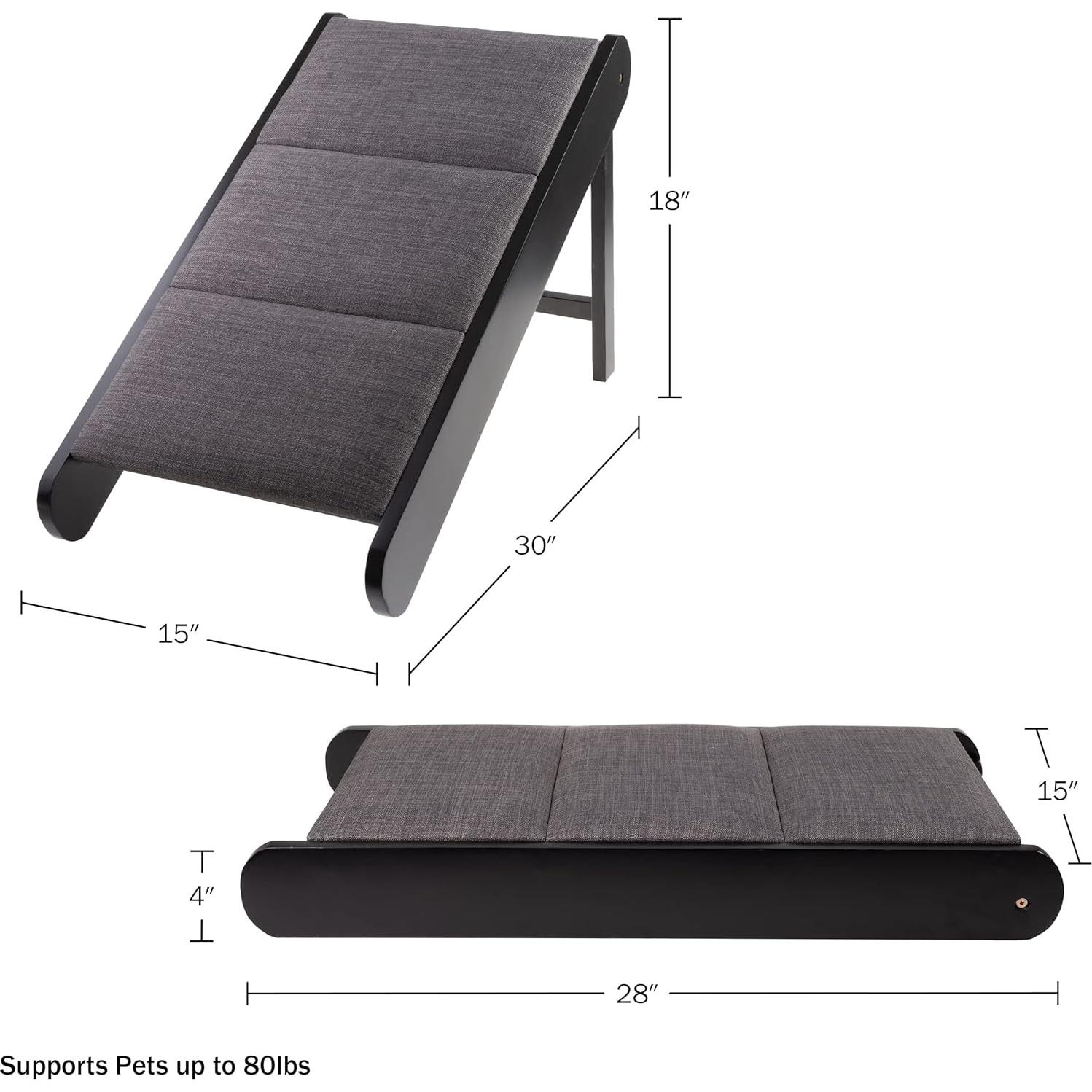Rampa Plegable para Perros PETMAKER - Antideslizante 76.2x38.1cm