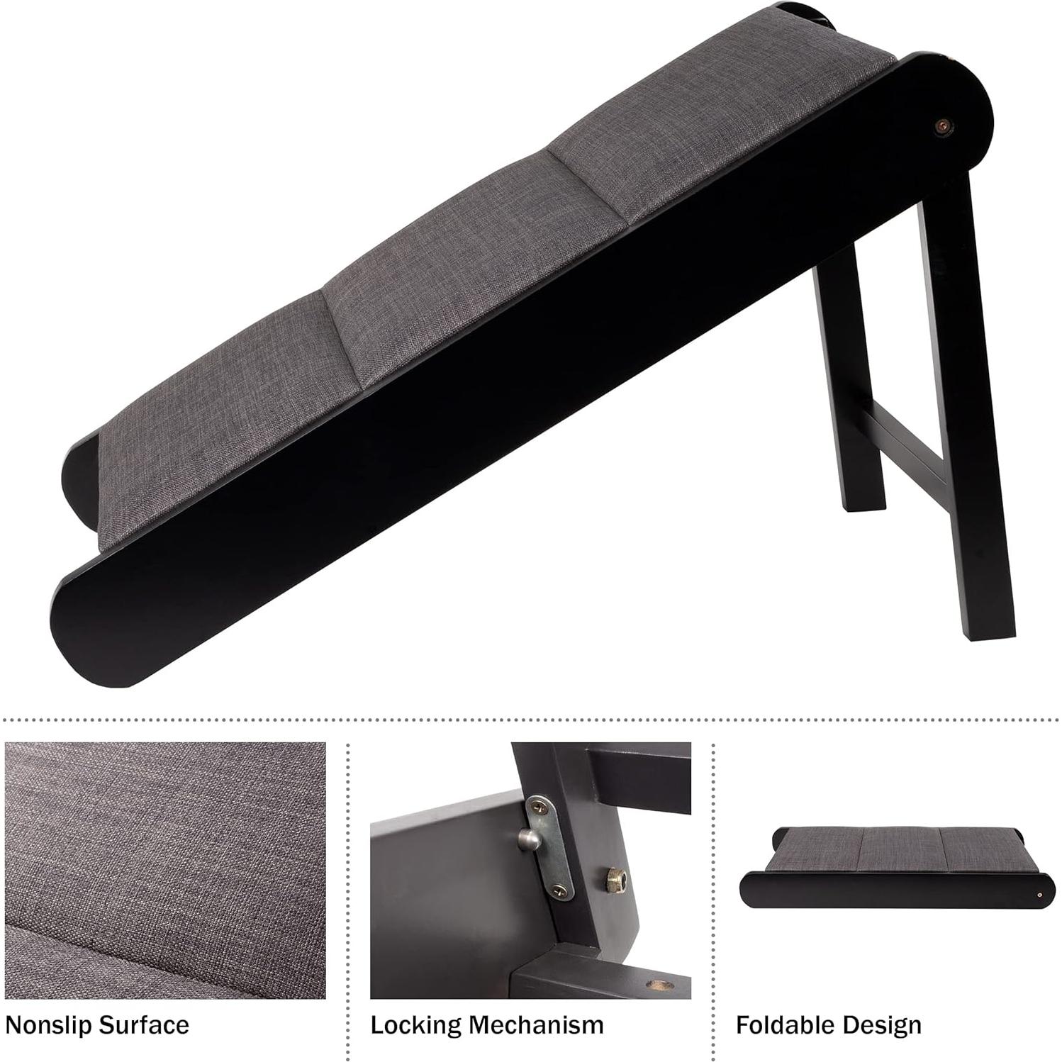 Rampa Plegable para Perros PETMAKER - Antideslizante 76.2x38.1cm