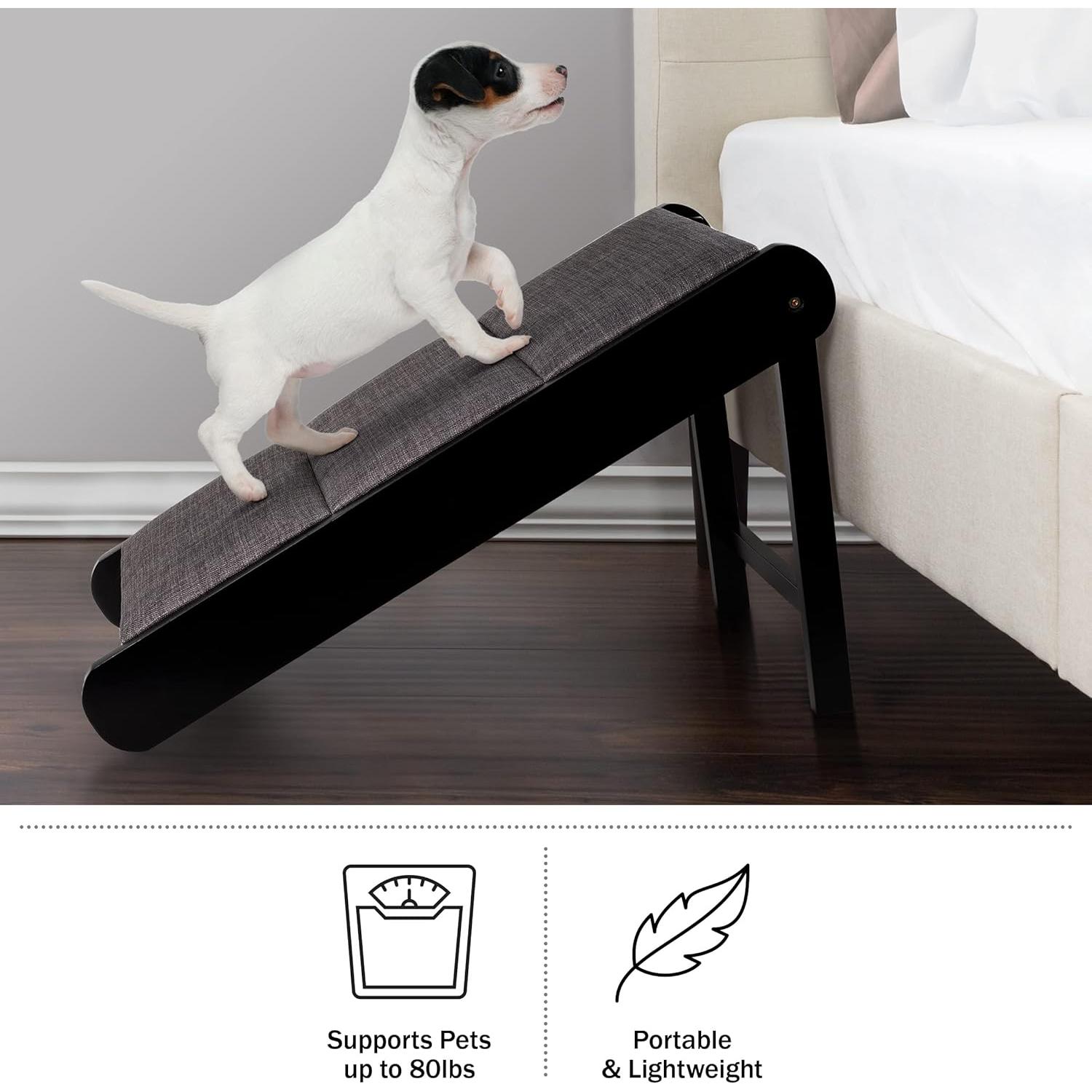 Rampa Plegable para Perros PETMAKER - Antideslizante 76.2x38.1cm