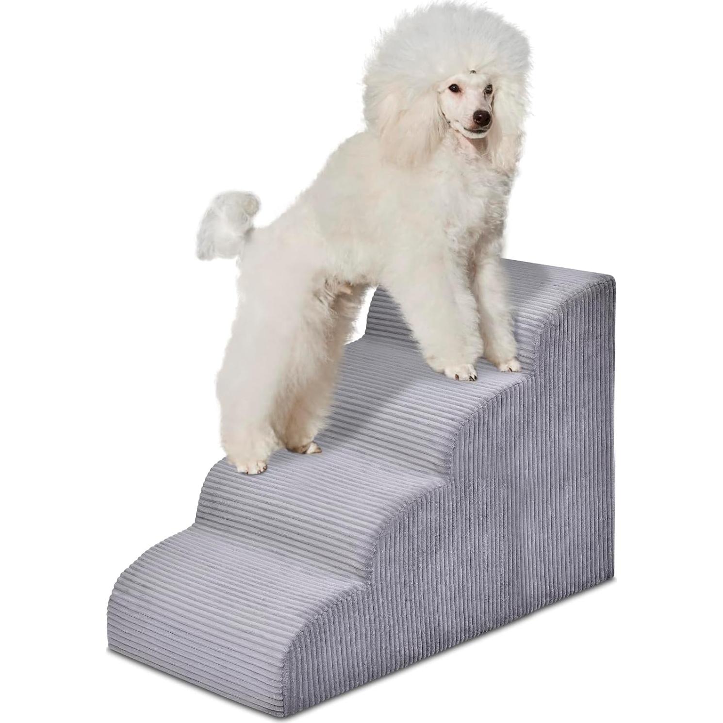 Escaleras para Perros Yiruka 4 Escalones Antideslizantes 50.8 cm