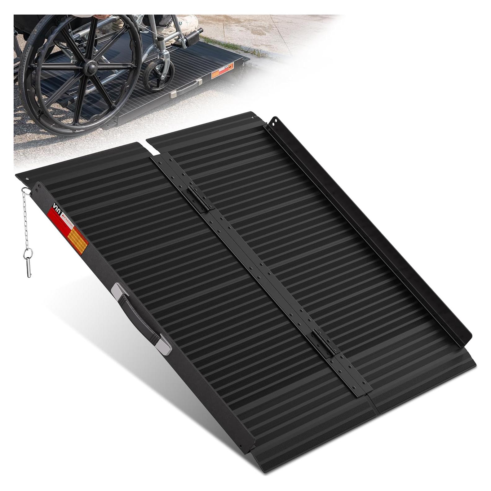 Rampa de Silla de Ruedas Plegable VNN 0.91m Antideslizante