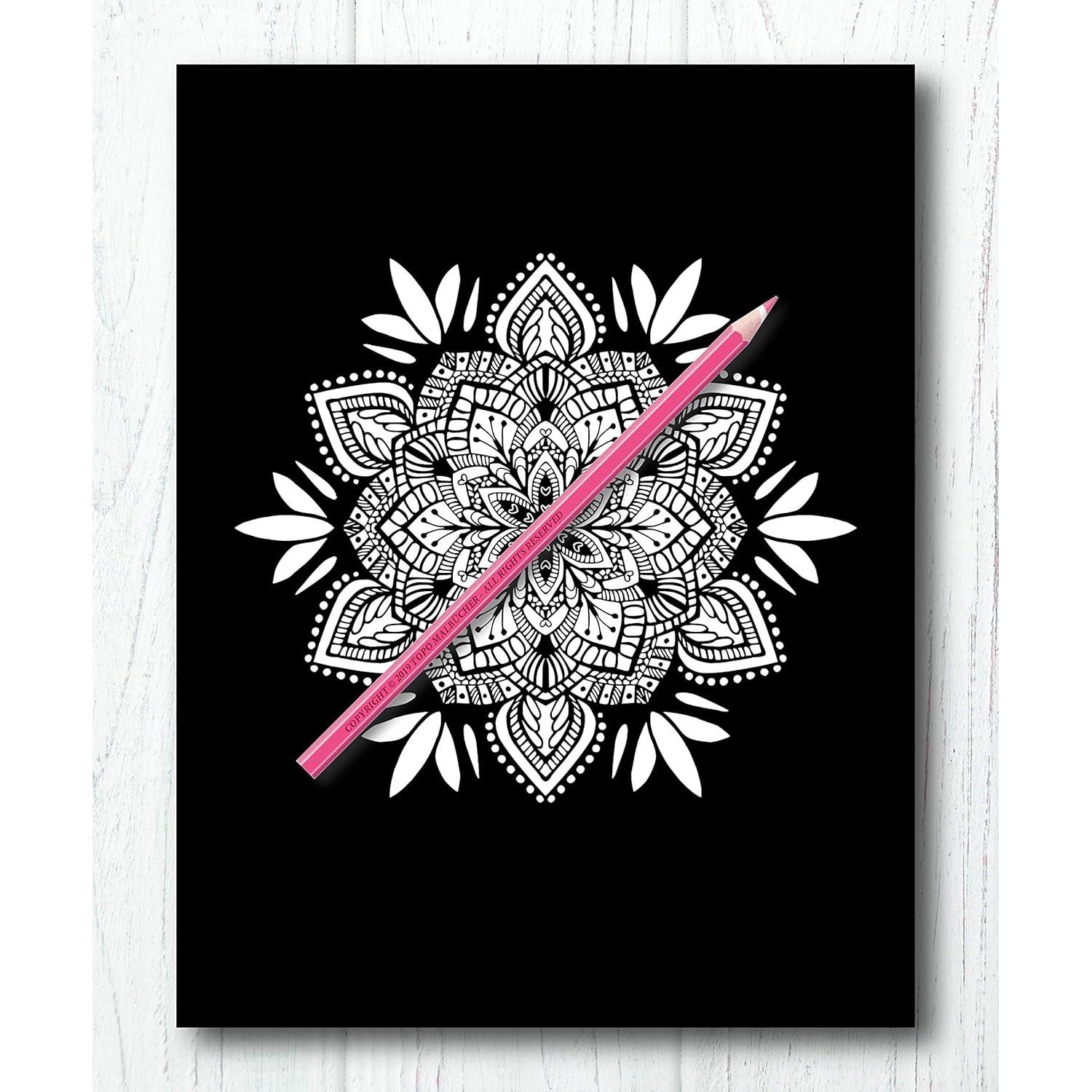 Libro de colorear para adultos: Mandalas Noche Mágica + BONO Gratuito De 60 Páginas De Mandalas Para Colorear (PDF Para Imprimir) (Spanish Edition)