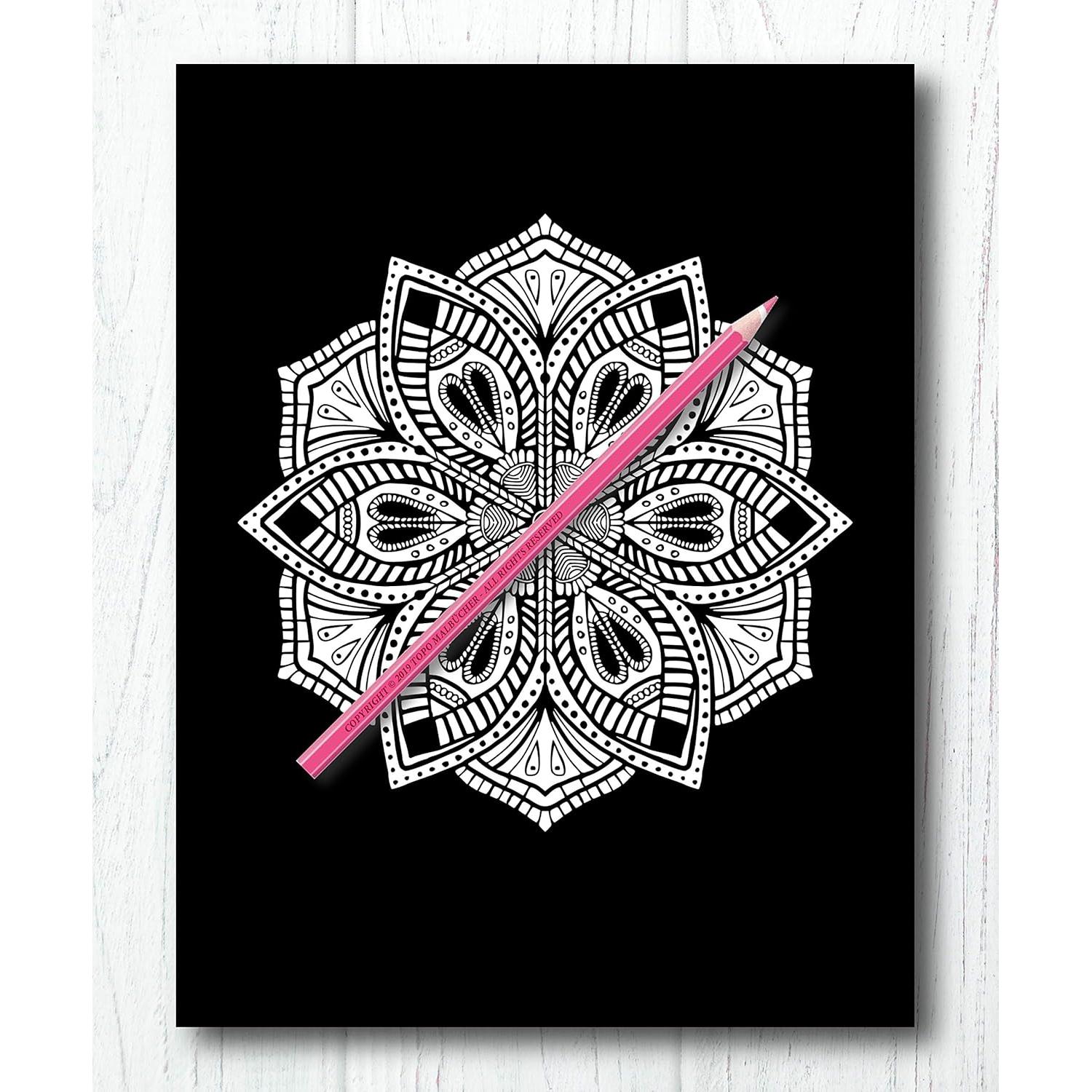 Libro de colorear para adultos: Mandalas Noche Mágica + BONO Gratuito De 60 Páginas De Mandalas Para Colorear (PDF Para Imprimir) (Spanish Edition)