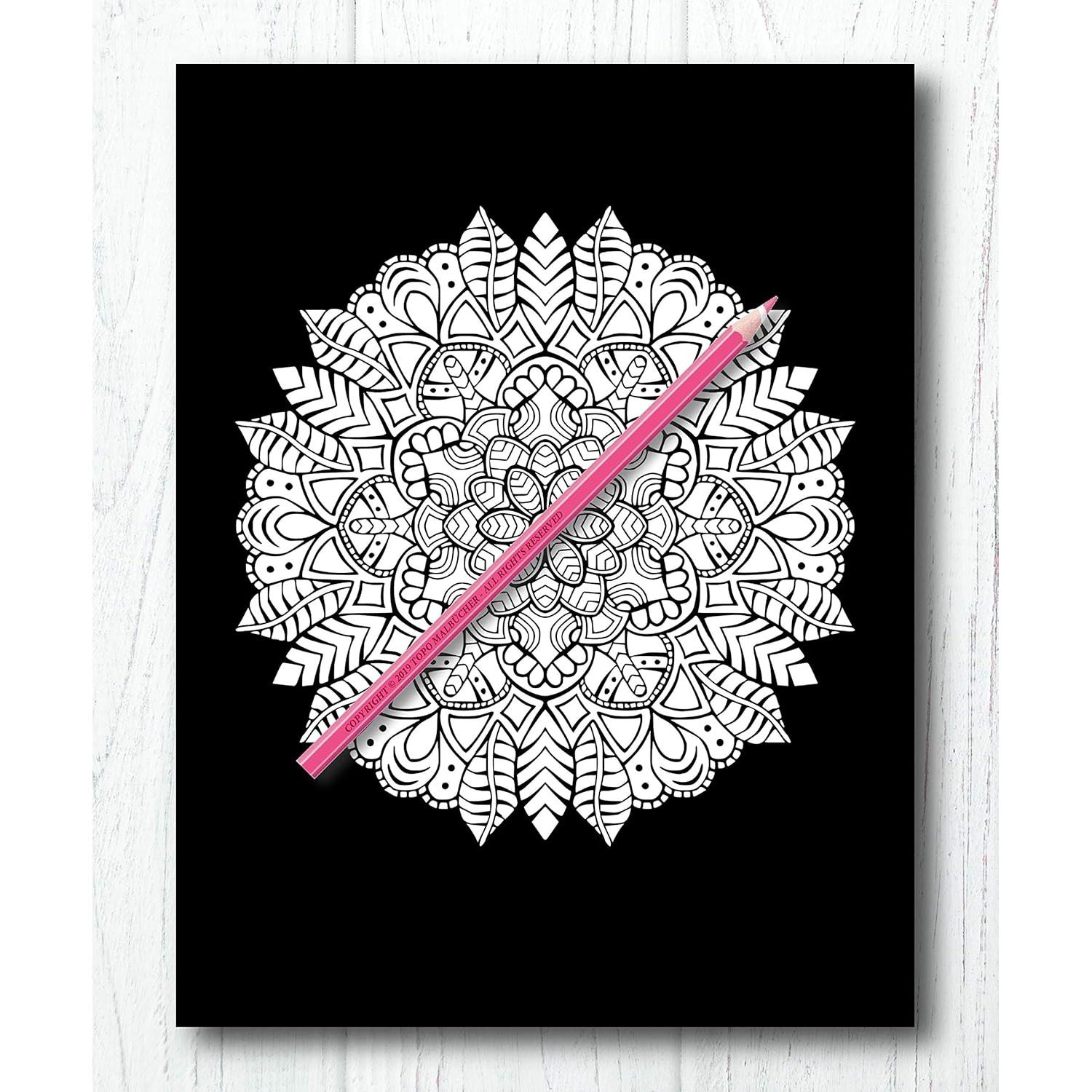 Libro de colorear para adultos: Mandalas Noche Mágica + BONO Gratuito De 60 Páginas De Mandalas Para Colorear (PDF Para Imprimir) (Spanish Edition)