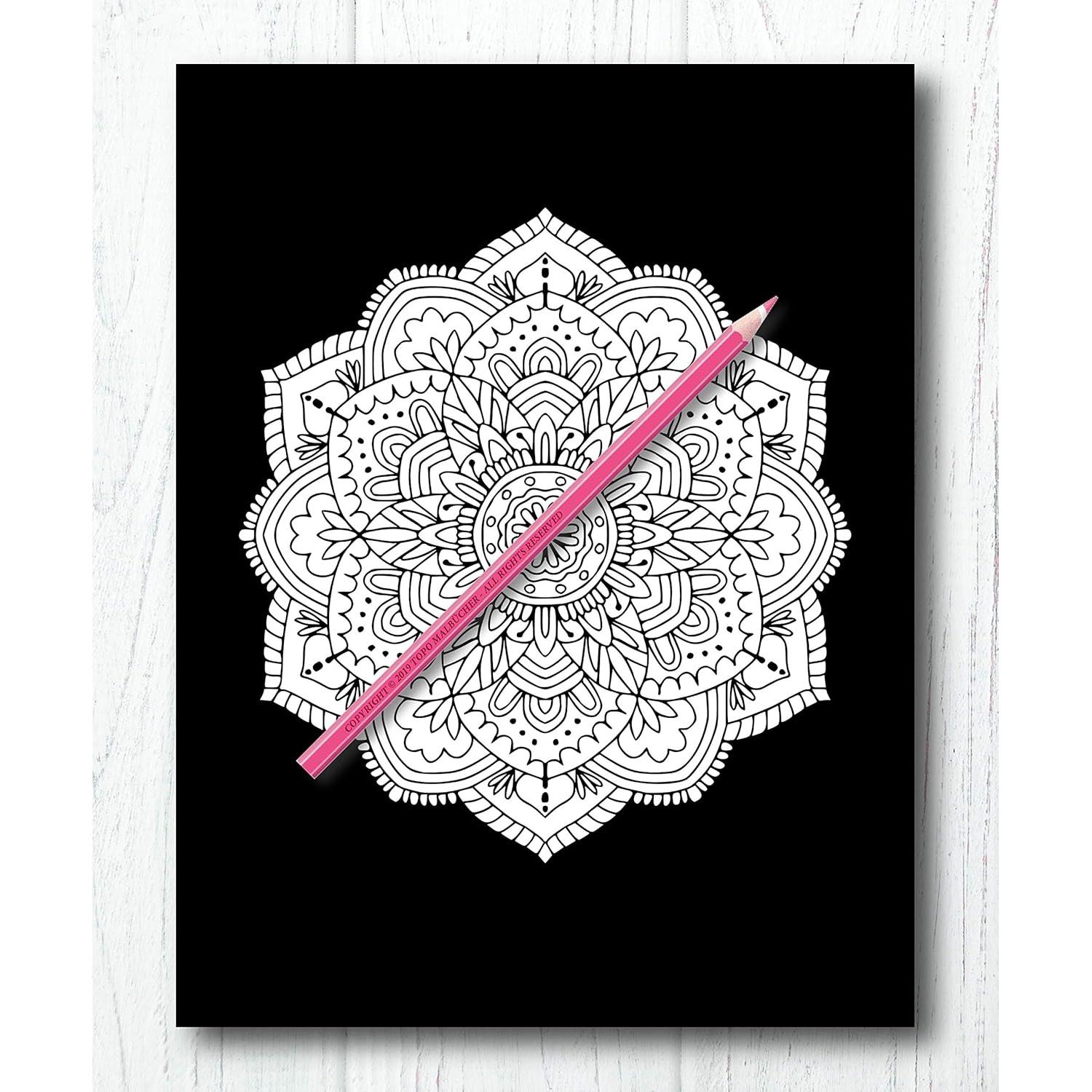 Libro de colorear para adultos: Mandalas Noche Mágica + BONO Gratuito De 60 Páginas De Mandalas Para Colorear (PDF Para Imprimir) (Spanish Edition)