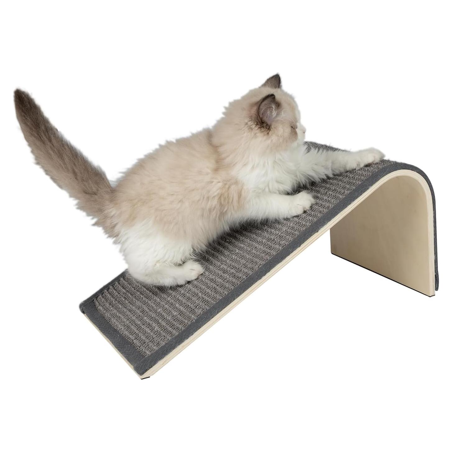 Rascador de Gato Catify de Sisal Inclinados Gris 38.1x22.9cm