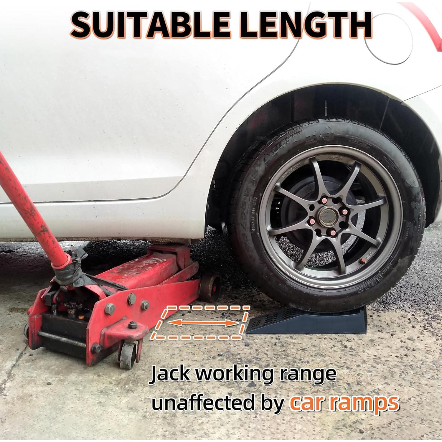 Rampas de Servicio para Coche OULEME 2 Pcs 6 Toneladas