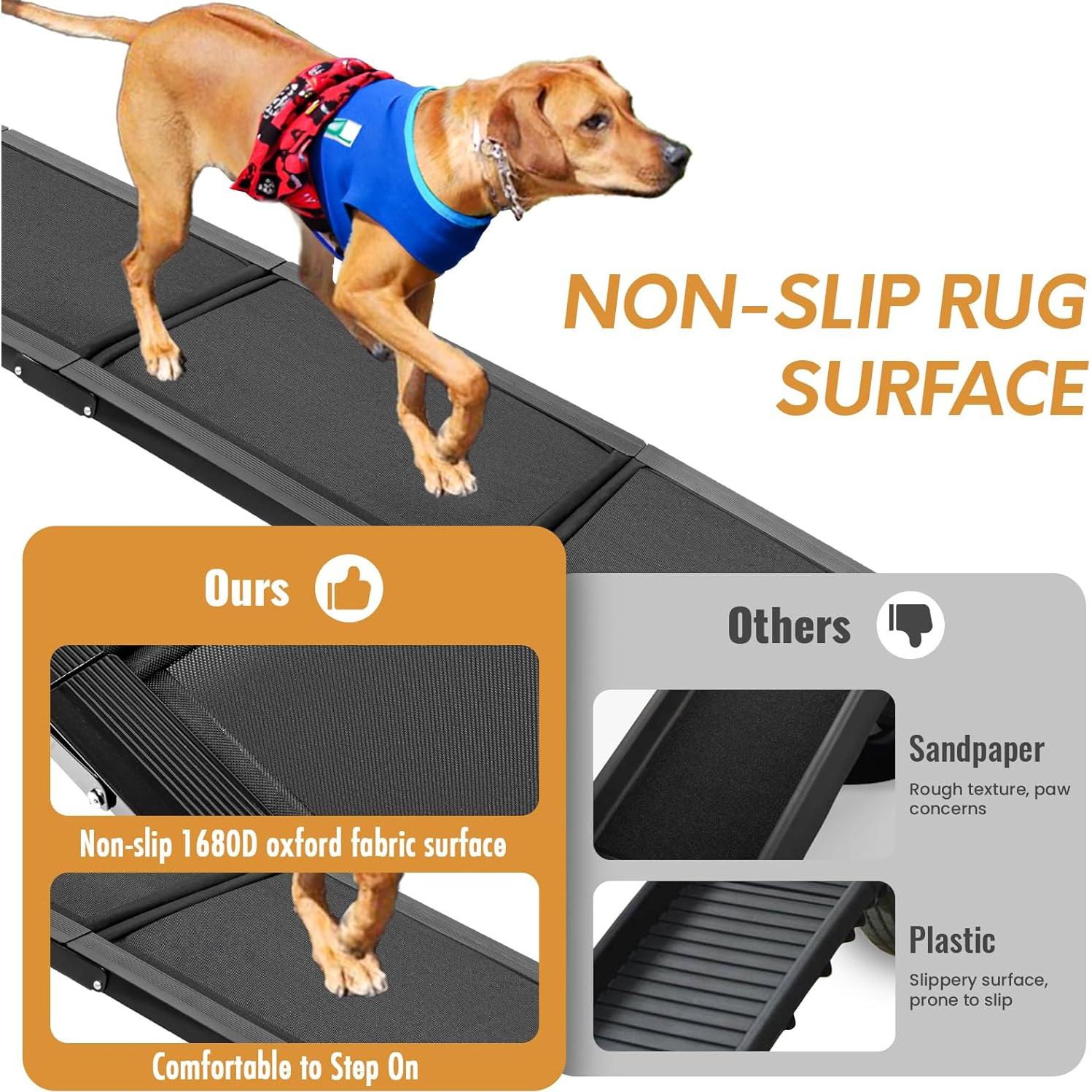Rampa Plegable para Perros 9TH SHOP 160x43 cm Antideslizante