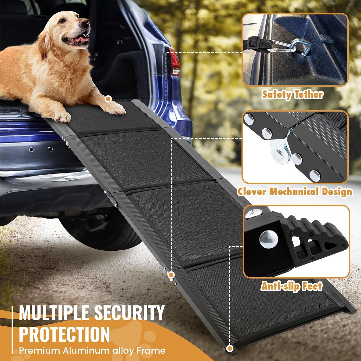 Rampa Plegable para Perros 9TH SHOP 160x43 cm Antideslizante