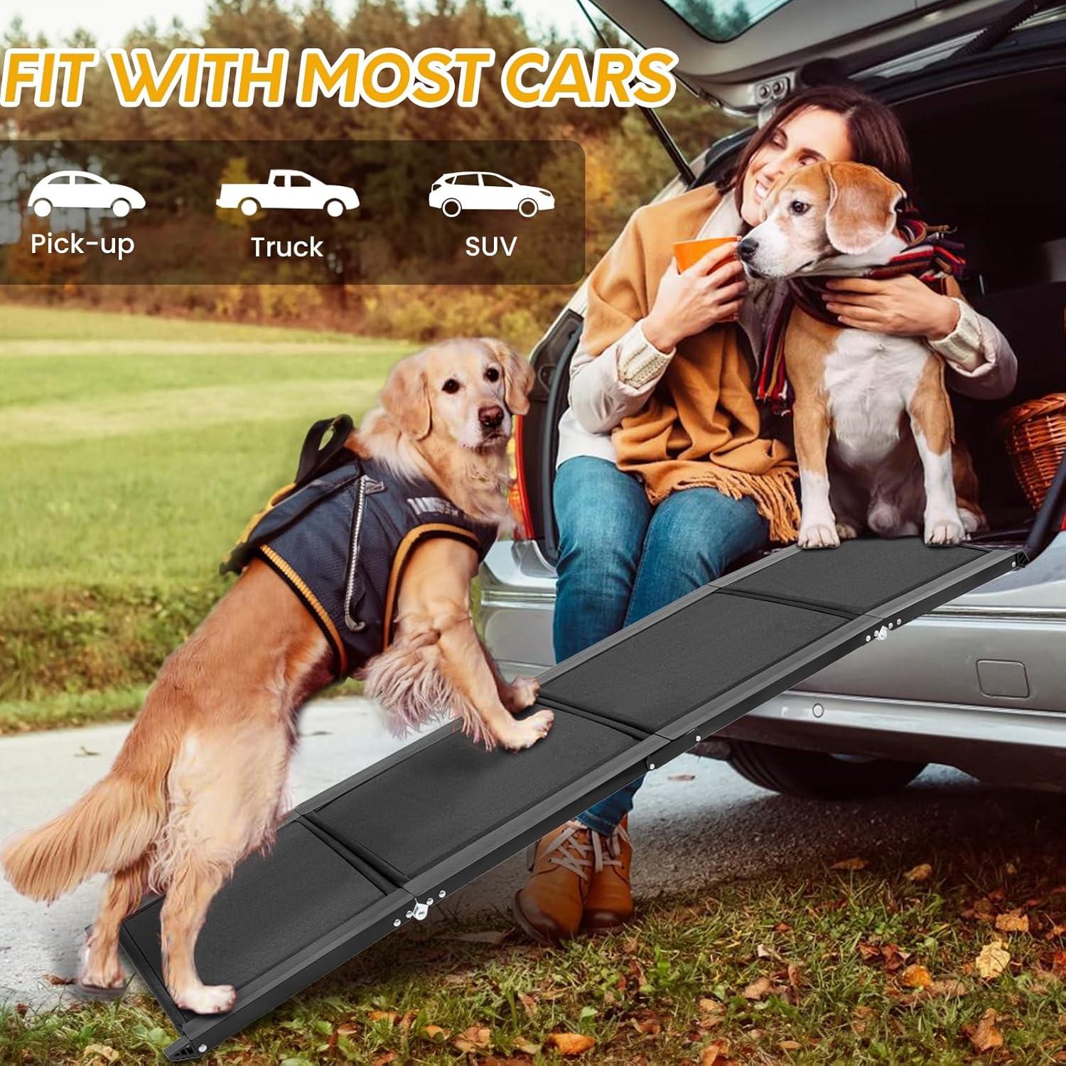 Rampa Plegable para Perros 9TH SHOP 160x43 cm Antideslizante