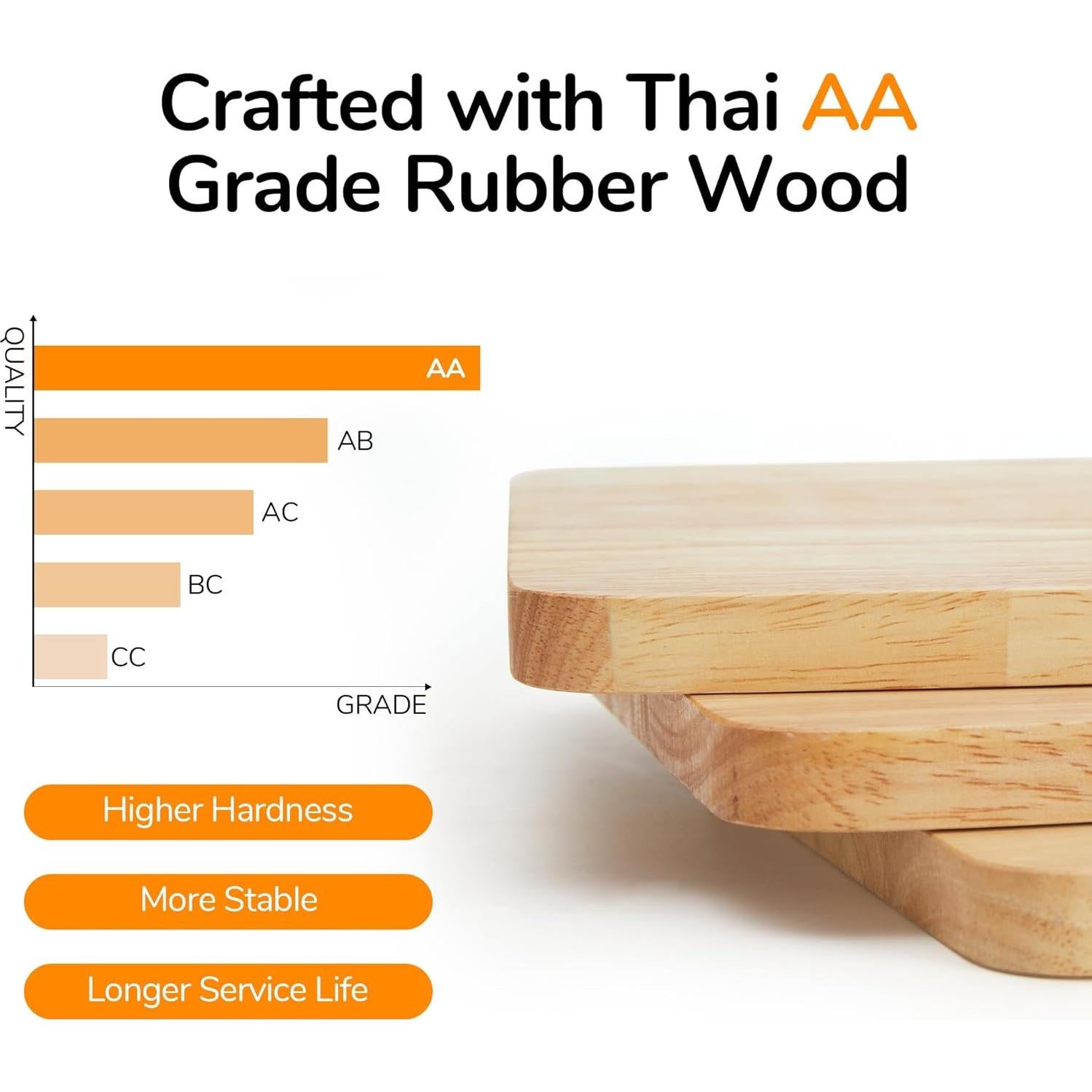 Escalera para Mascotas FUKUMARU de Madera 55 cm - Soporta 90 kg