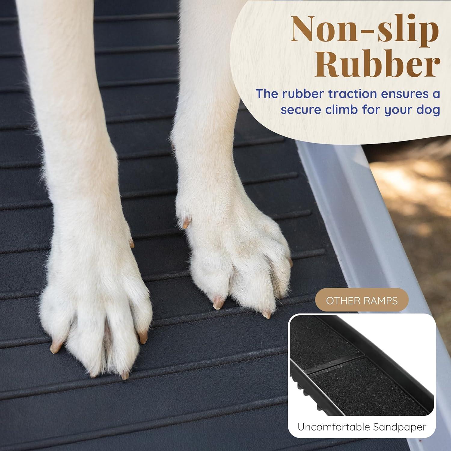 Rampa Plegable para Perros PRIORPET 174 cm Antideslizante
