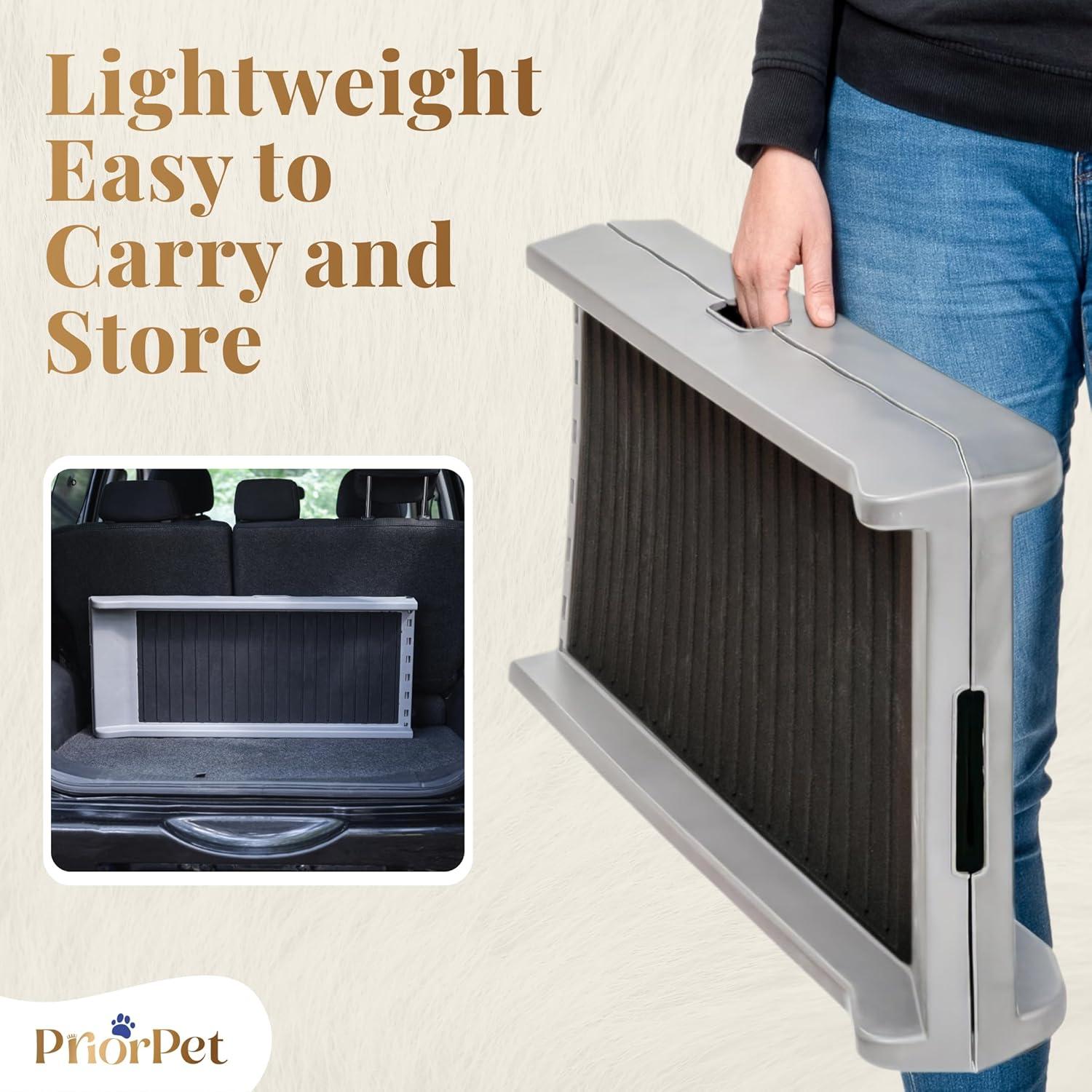 Rampa Plegable para Perros PRIORPET 174 cm Antideslizante