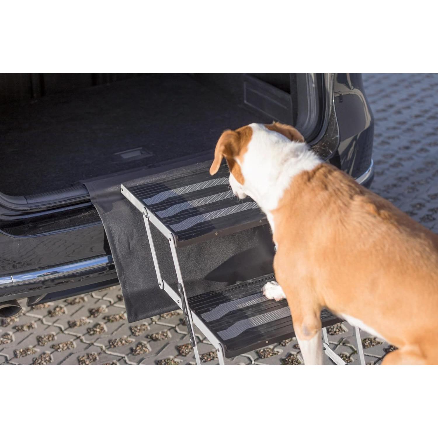Escalones Plegables TRIXIE para Perros hasta 75 kg Ajustables 49.5-69.5 cm