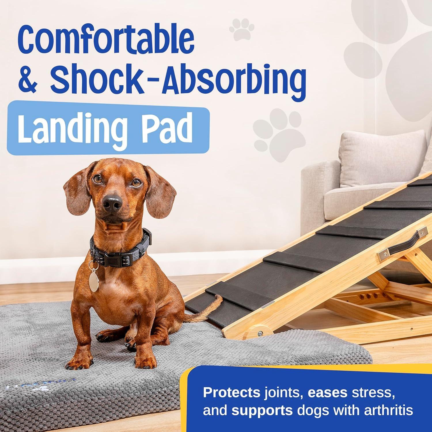 Rampa Ajustable para Perros ONOVITI - 6 Alturas 14" a 24"