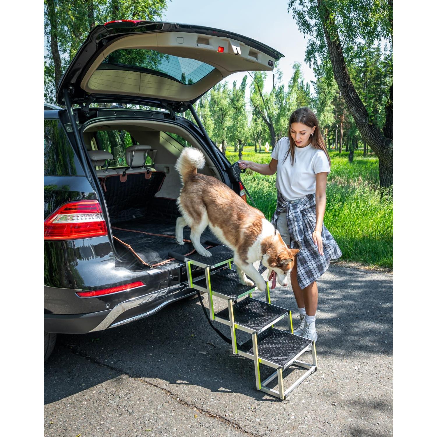 Rampa Plegable para Perros Owleys - Antideslizante - 81.65 kg