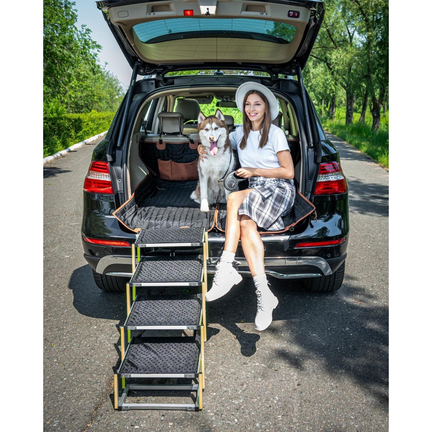 Rampa Plegable para Perros Owleys - Antideslizante - 81.65 kg