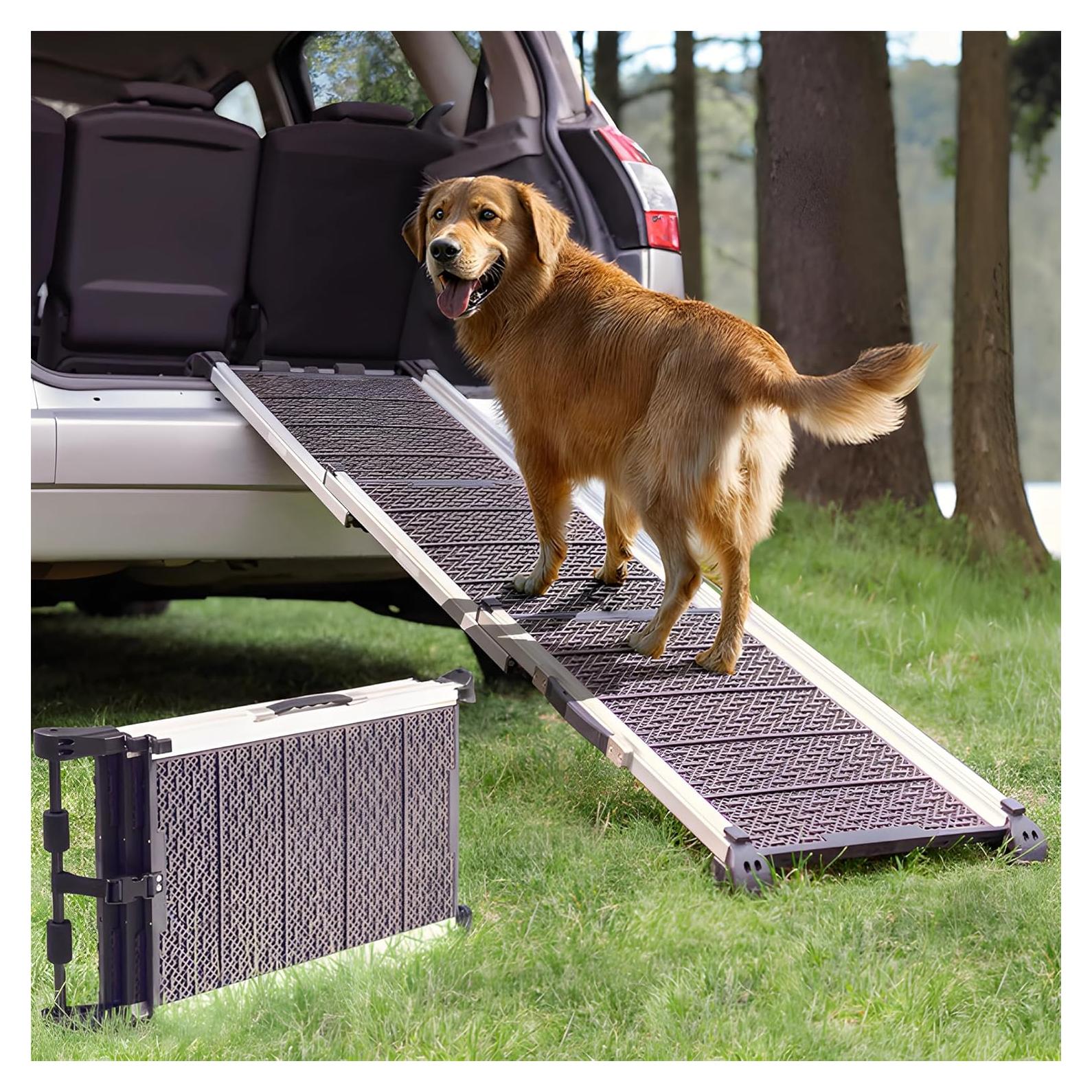 Rampa Telescópica para Perros PRIORPET 160 cm Antideslizante