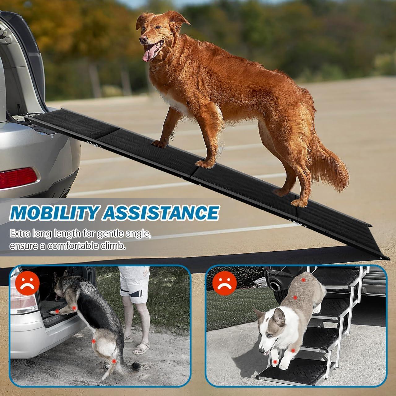 Rampa para Perros CALLARON 180x51 cm Plegable Antideslizante