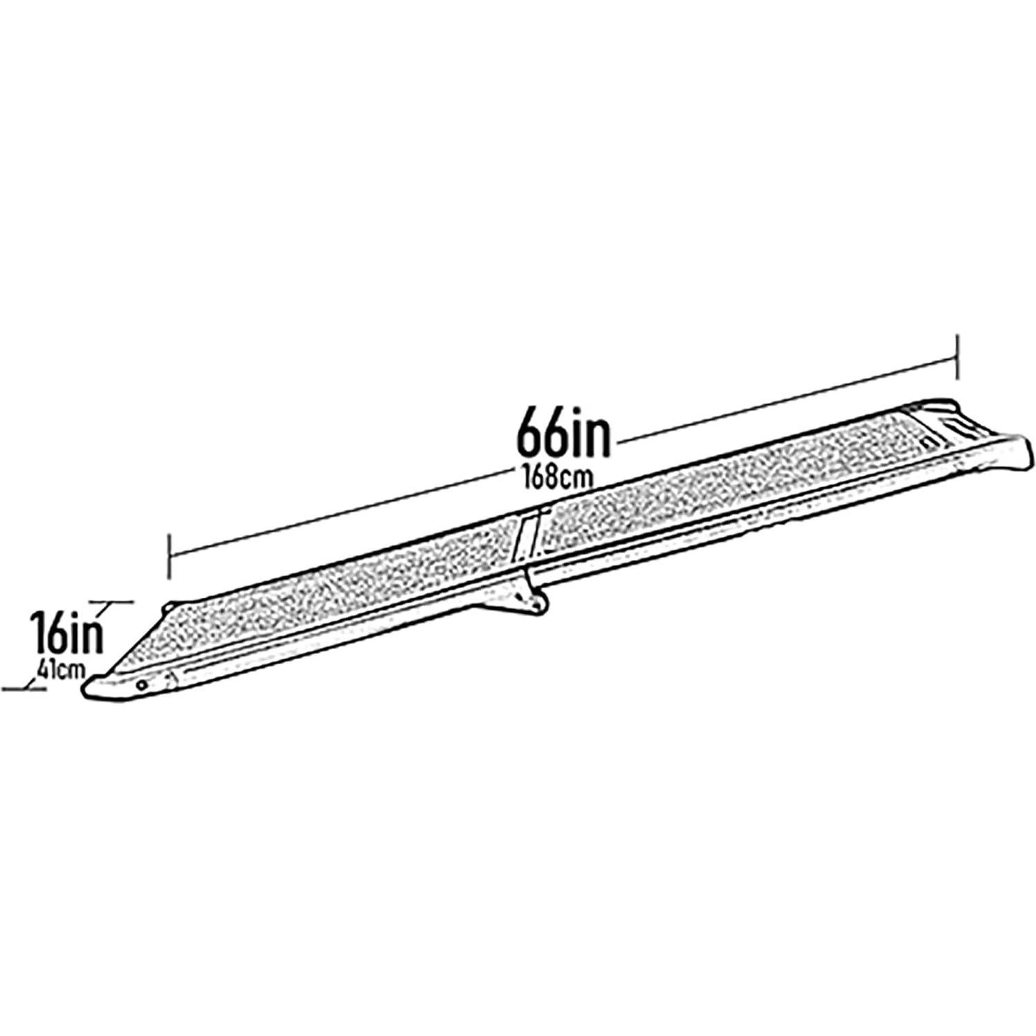 Rampa Bi-Fold Pet Gear SupertraX para Mascotas 106-180 cm