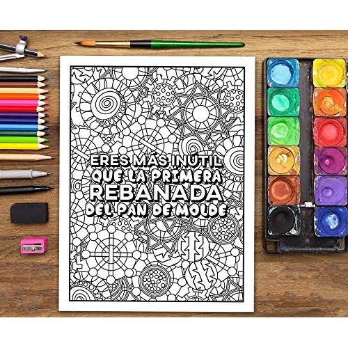 Un libro de colorear para adultos: He decidido usar el sarcasmo porque matar es ilegal (Spanish Edition)