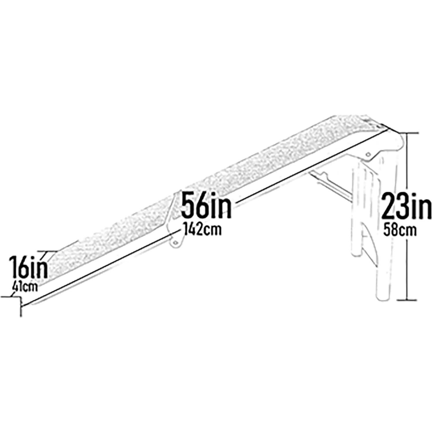 Rampa para Mascotas Pet Gear 142 cm Plegable Niebla