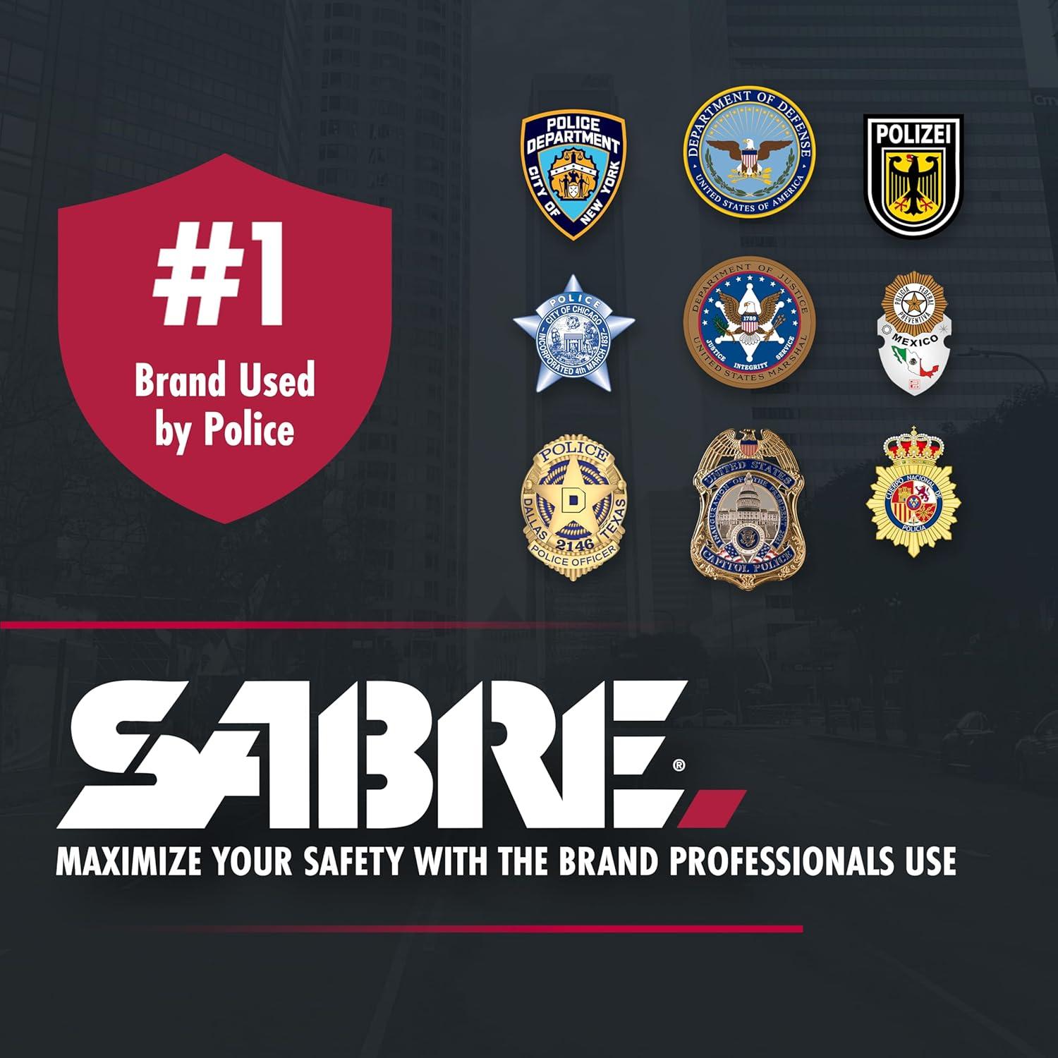 Gel de Pimienta SABRE Escape Seguro 3-en-1 15 ml con Cortador