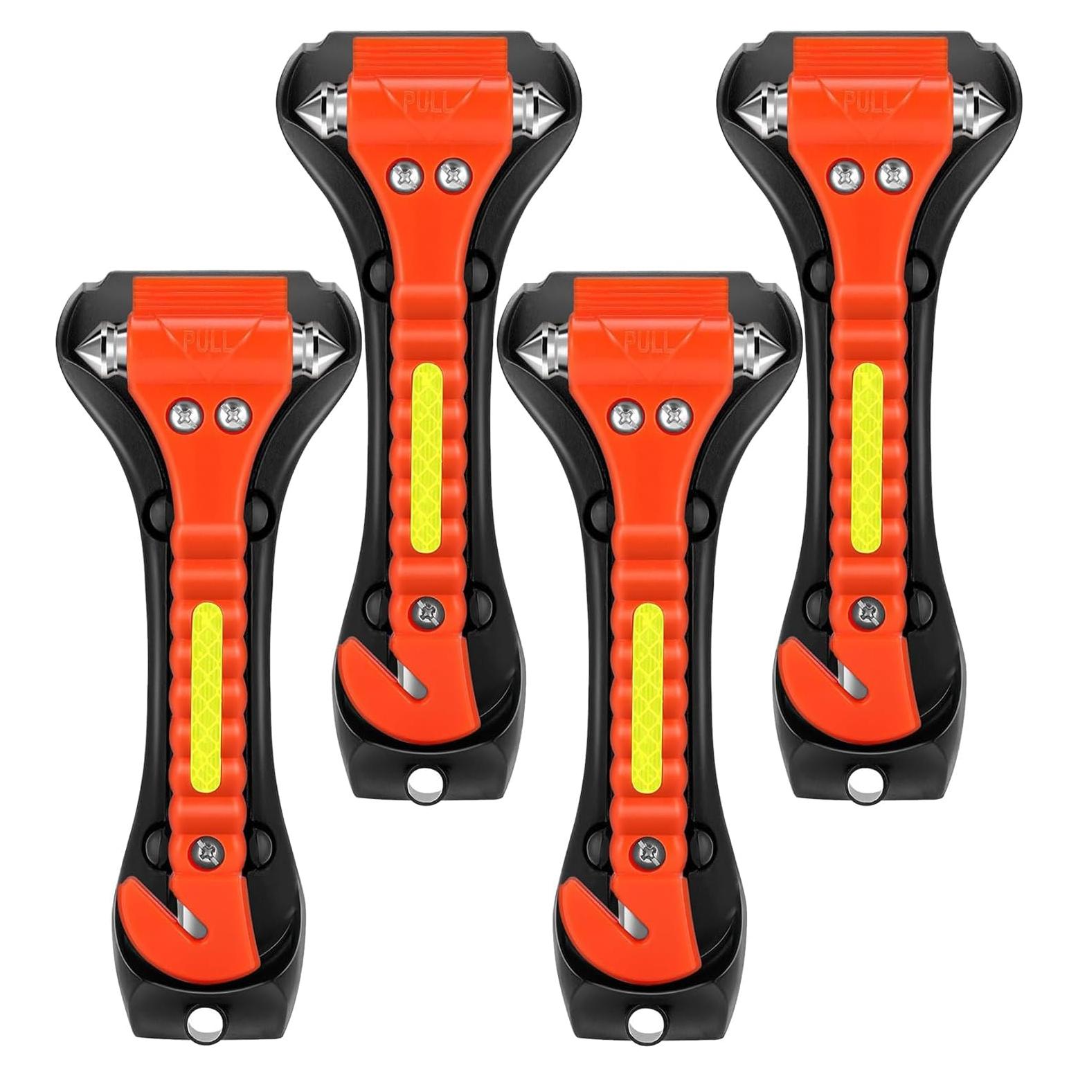 Martillo de Seguridad para Automóvil KLSKKJ 4 Pack - Escape Emergencia
