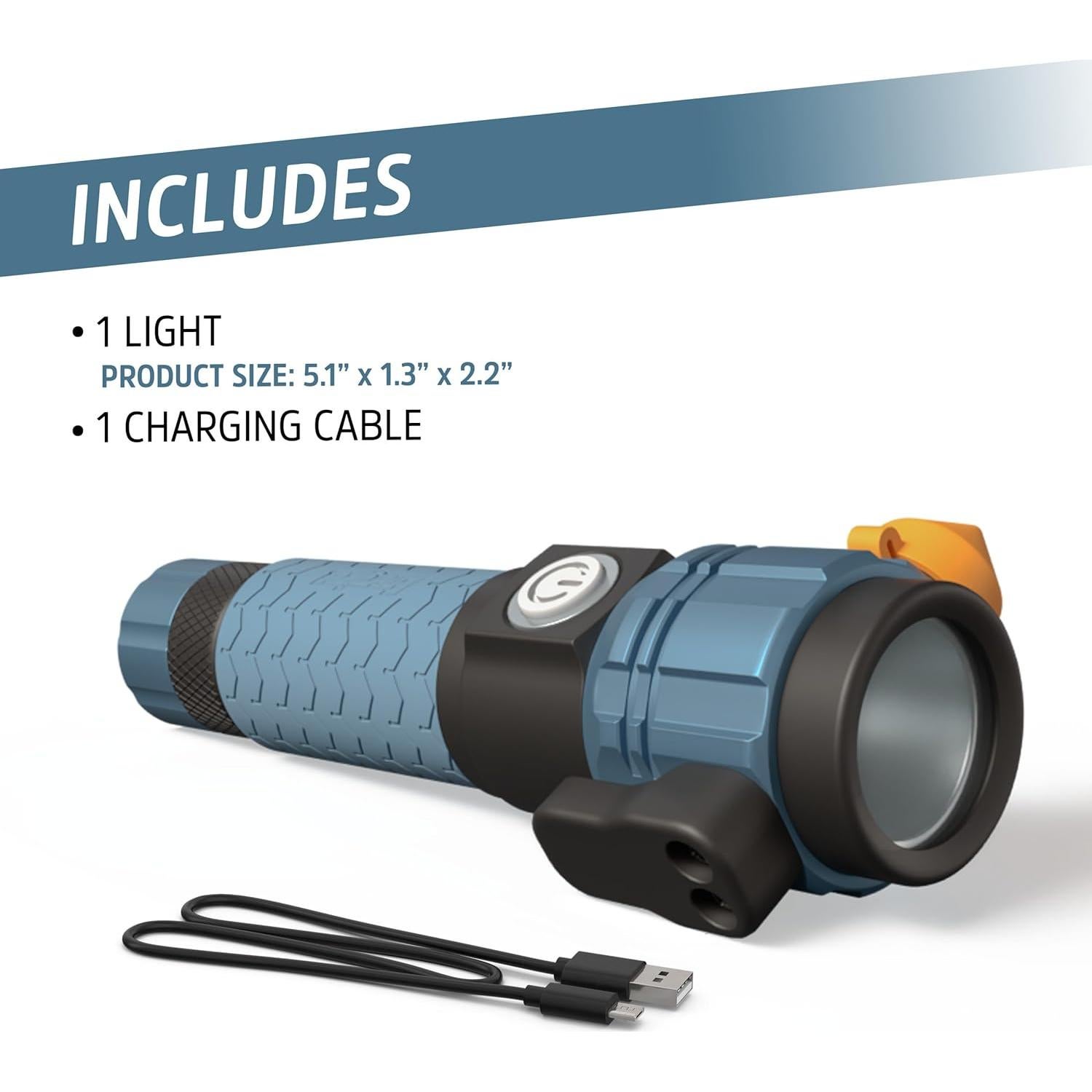 Linterna Recargable Energizer A-500 LED con Cortador y Rompedor