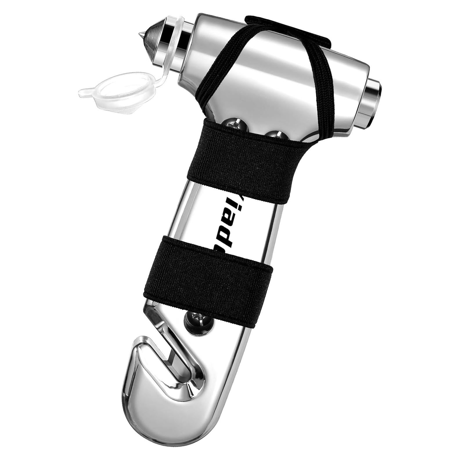 Rompevidrios de Emergencia Yiader AQCDsilver con Cortador