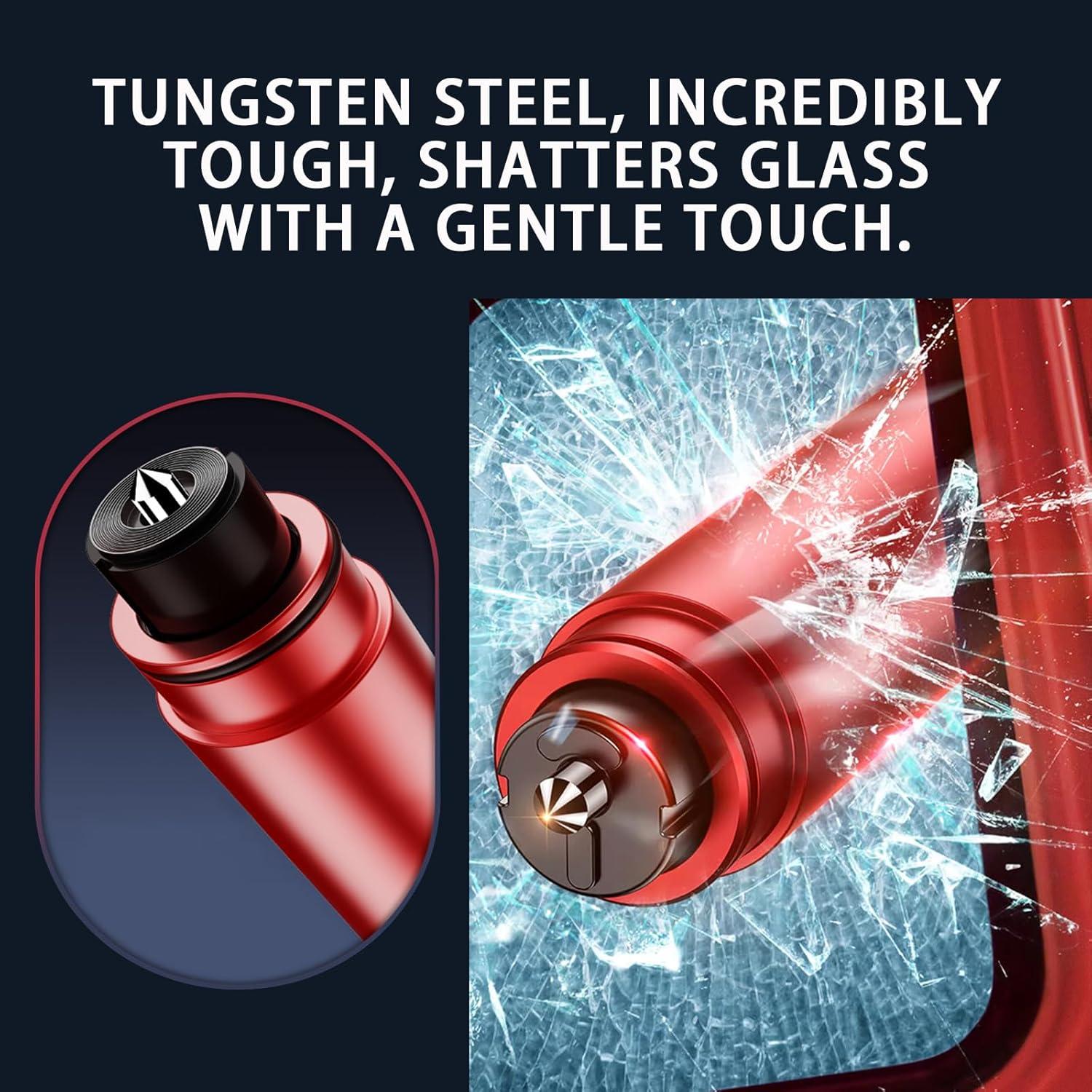 Martillo Rompe Ventanas Idealmuzik 4 Pack con Cortador