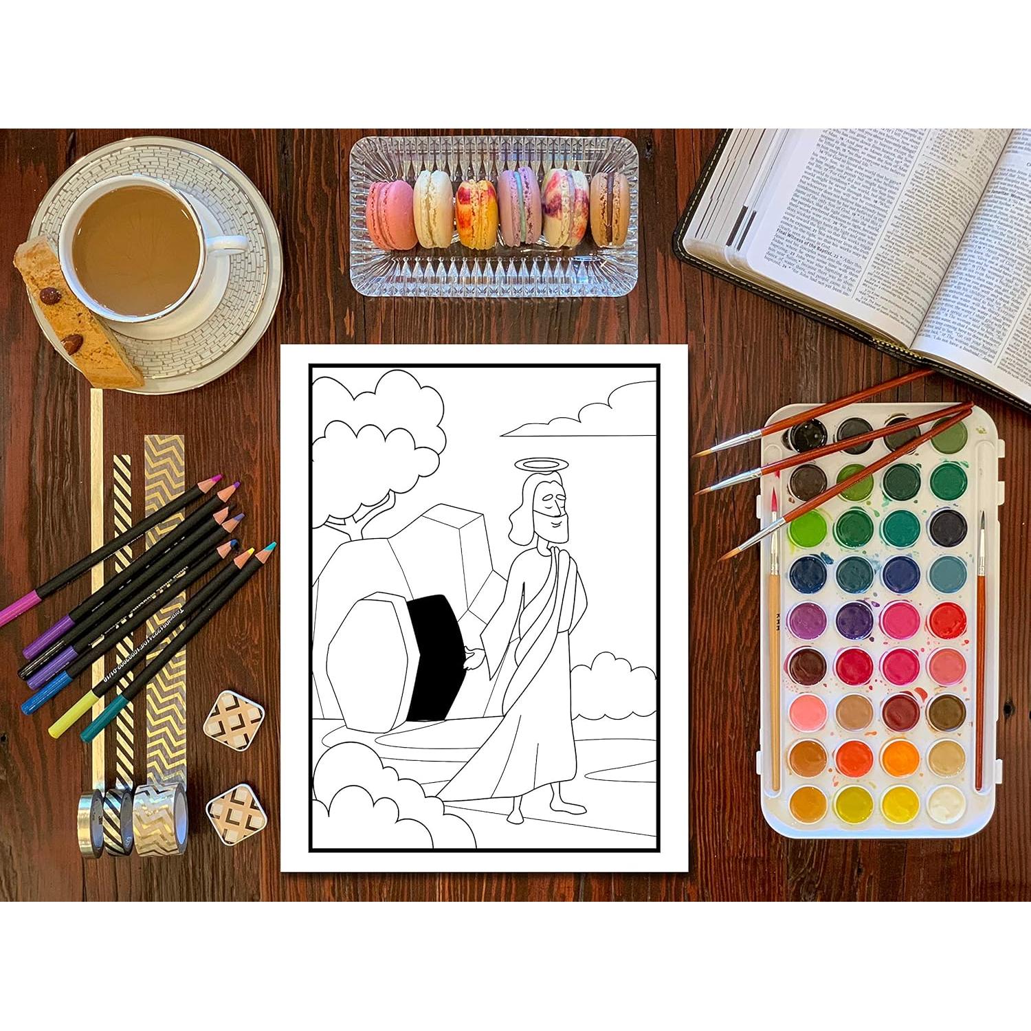 La Biblia: Libro de colorear para niños (Spanish Edition)